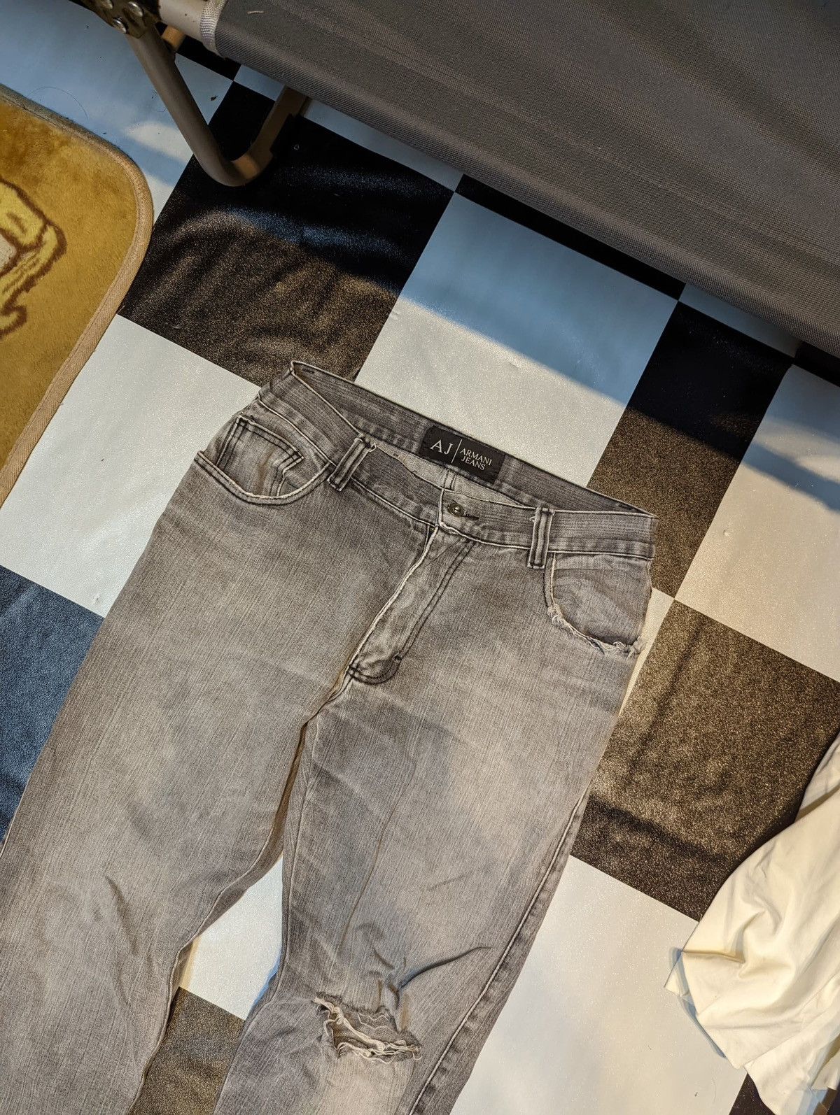 Armani Armani Jeans Destress Size US 33 - 3 Thumbnail