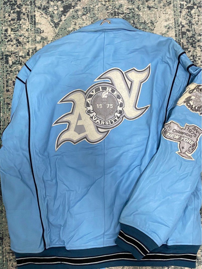 Avirex × Vintage AVIREX 90's Leather Varsity Jacket Size US XXL / EU 58 / 5 - 3 Thumbnail