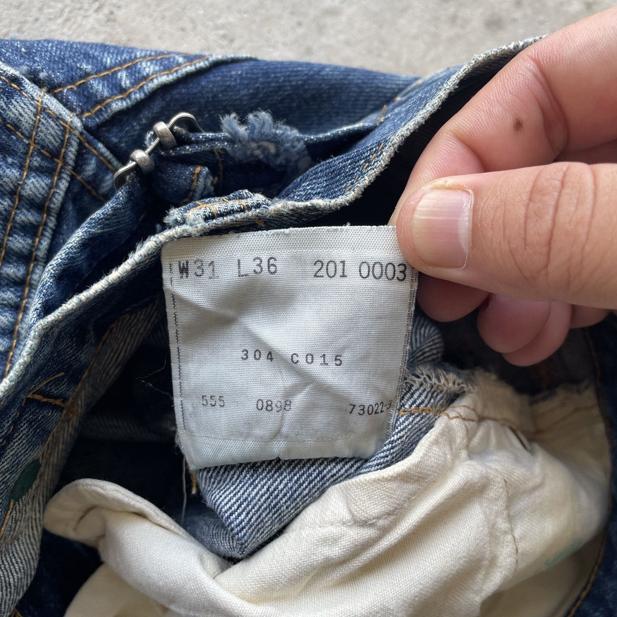 Levi's Vintage Levi’s Big E USA Faded Buckle Selvedge Jeans Pants Size US 28 / EU 44 - 13 Thumbnail