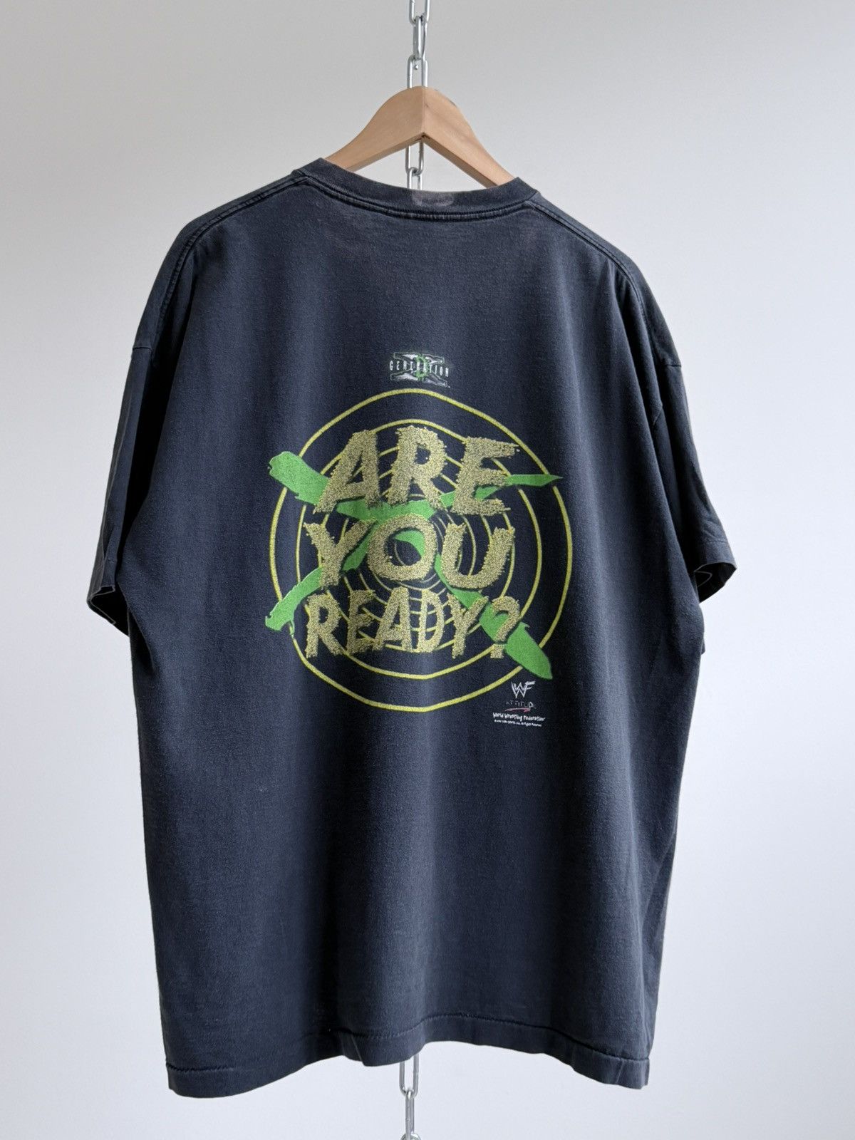 WWF 1998 DX Generation Are You Ready WWF Wrestling T-Shirt Tee Size US XL / EU 56 / 4 - 2 Thumbnail