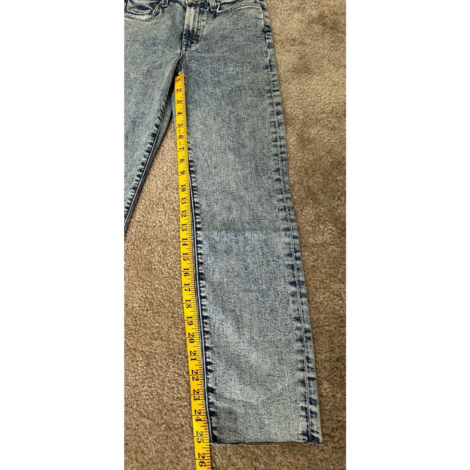 Edwin EDWIN BREE Cosmic Slim Straight Raw Hem Jeans Womens Size 24 Size 24" / US 00 / IT 34 - 9 Thumbnail