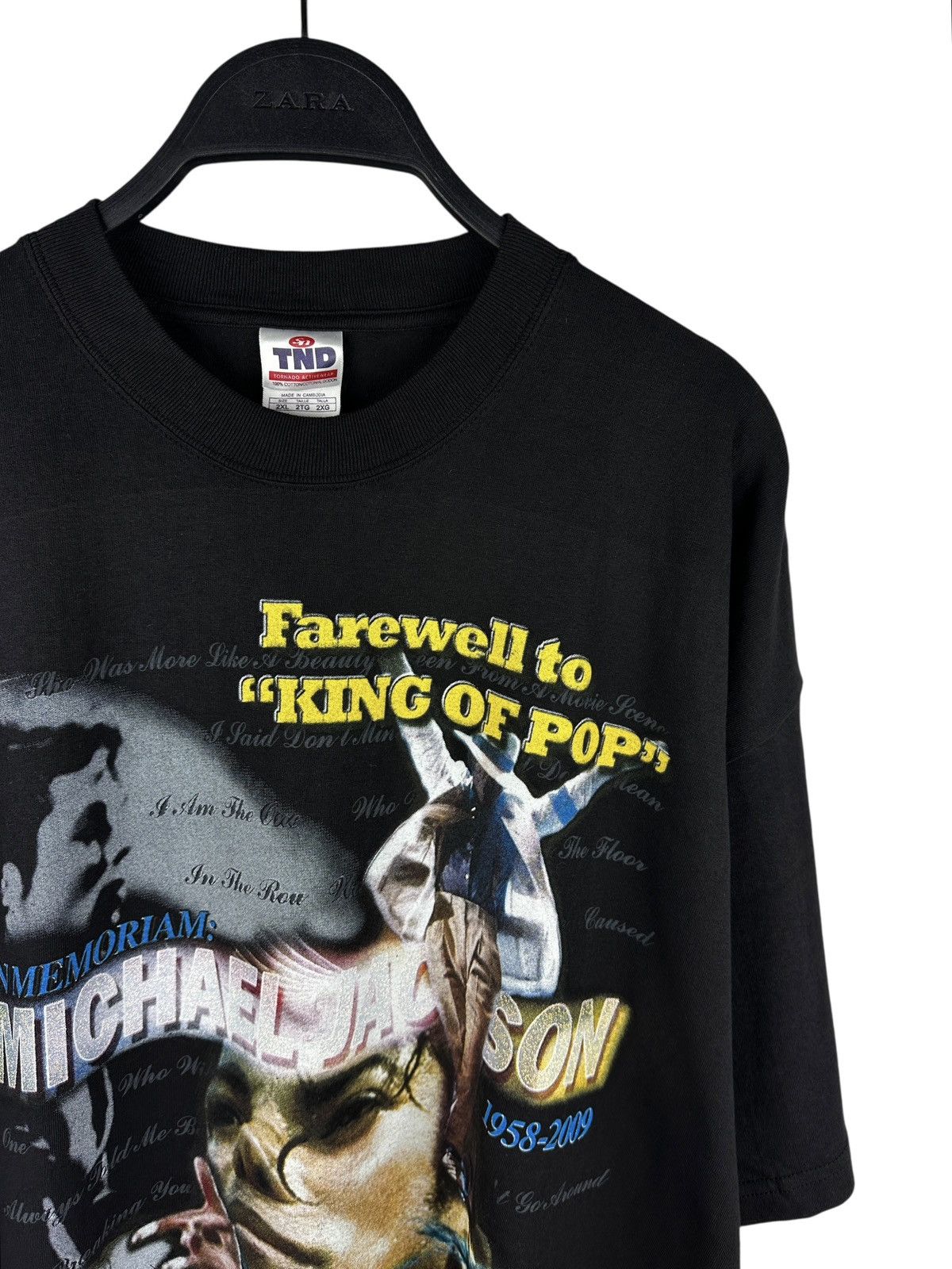 Michael Jackson Vintage Michael Jackson Memorial Farewell To King Of Pop Tee Size US XXL / EU 58 / 5 - 3 Thumbnail