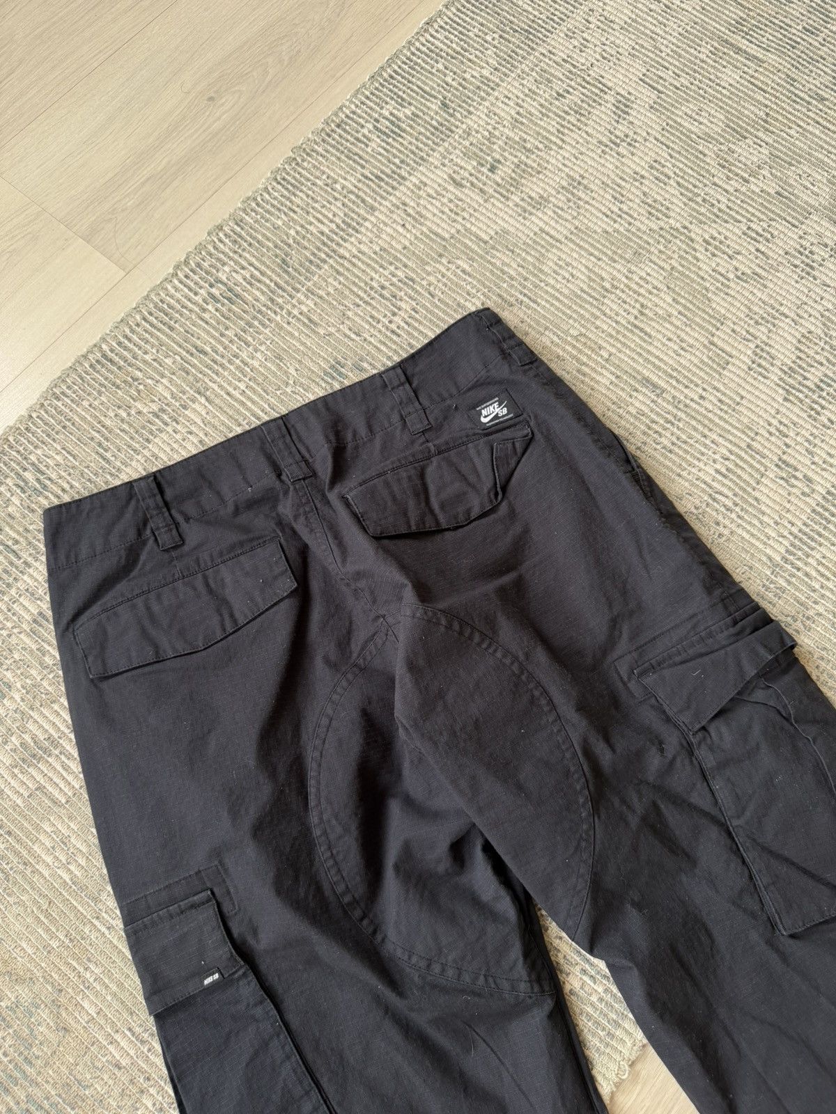 Nike Vintage Nike SB Ripstop Black Cargo Pants Carhartt style Size US 30 / EU 46 - 9 Thumbnail