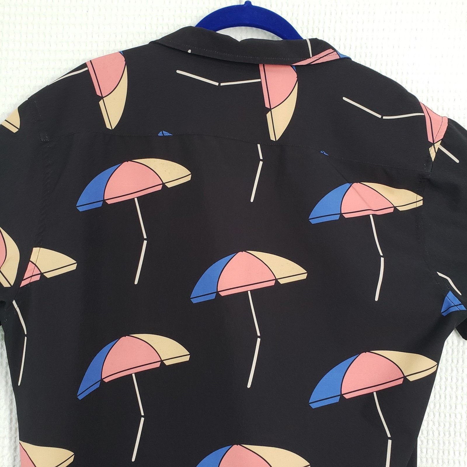 Other Duvin Button Up Shirt Mens Medium Black Beach Short Sleeve Size US M / EU 48-50 / 2 - 18 Thumbnail