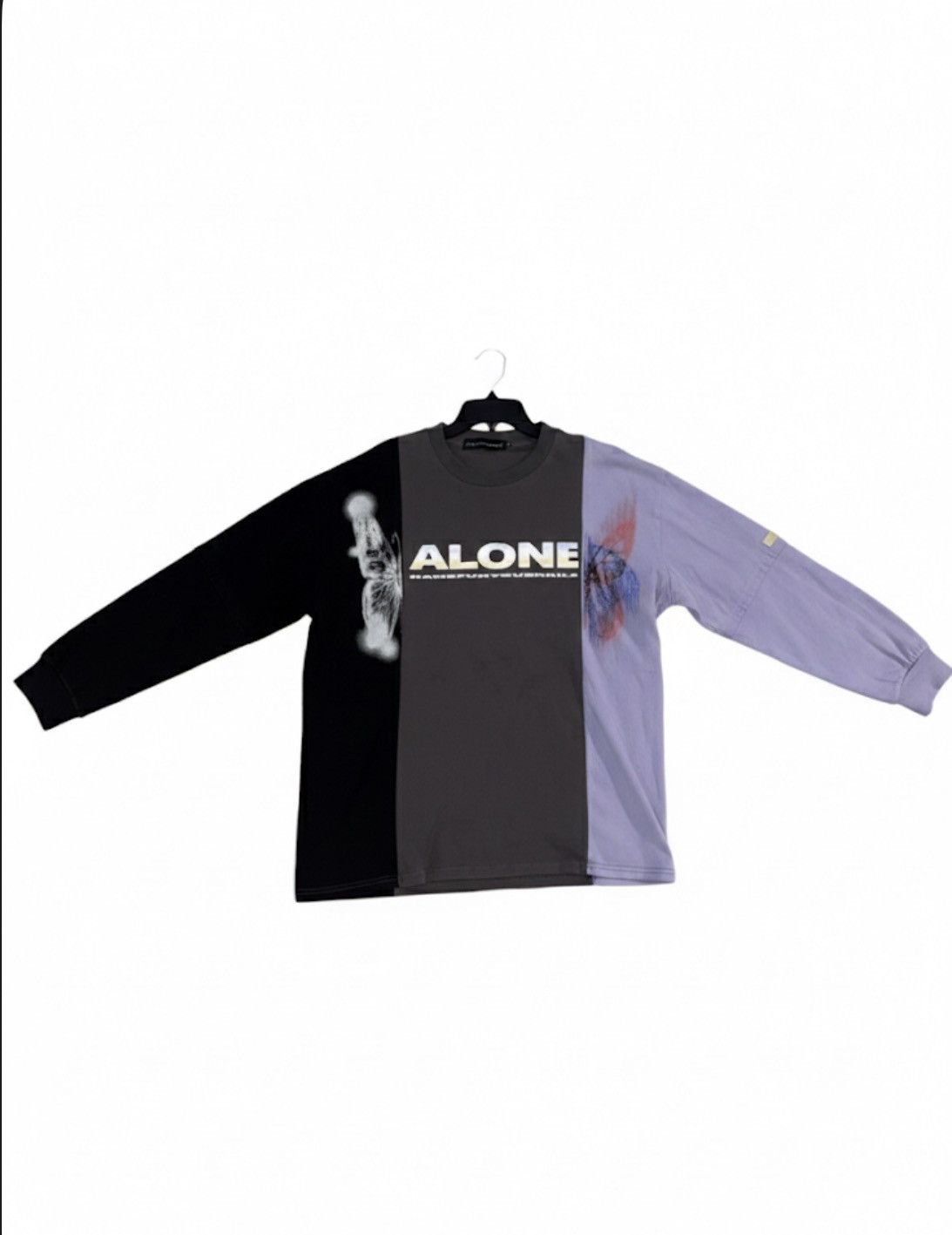 Japanese Brand Tri color deconstructed longsleeve Size US XL / EU 56 / 4 - 1 Thumbnail