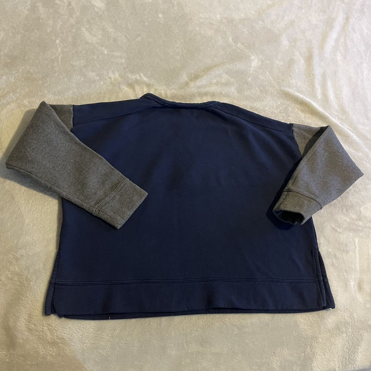 Nike Nike Sweater Women XL Blue Crop Pullover Sweatshirt Workout Size XL / US 12-14 / IT 48-50 - 2 Thumbnail