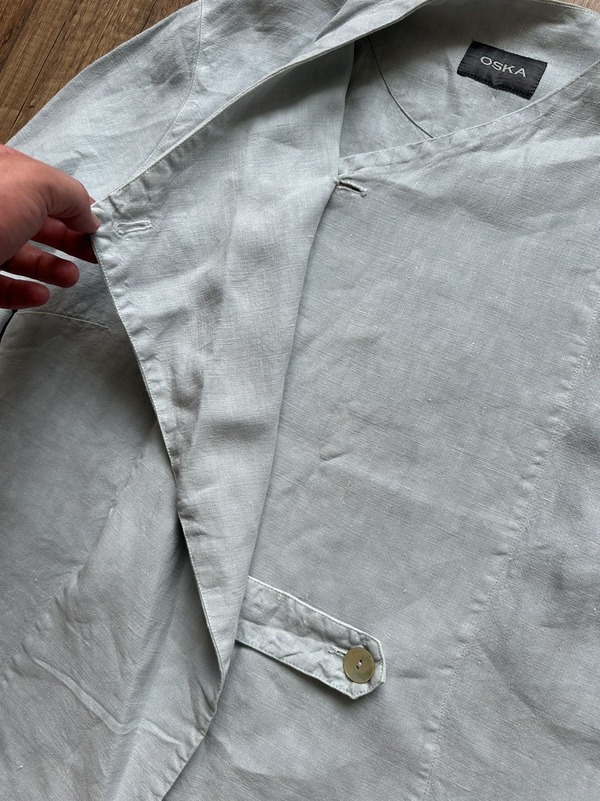 Designer Blazers Oska size 3 100% linen Size M / US 6-8 / IT 42-44 - 2 Thumbnail