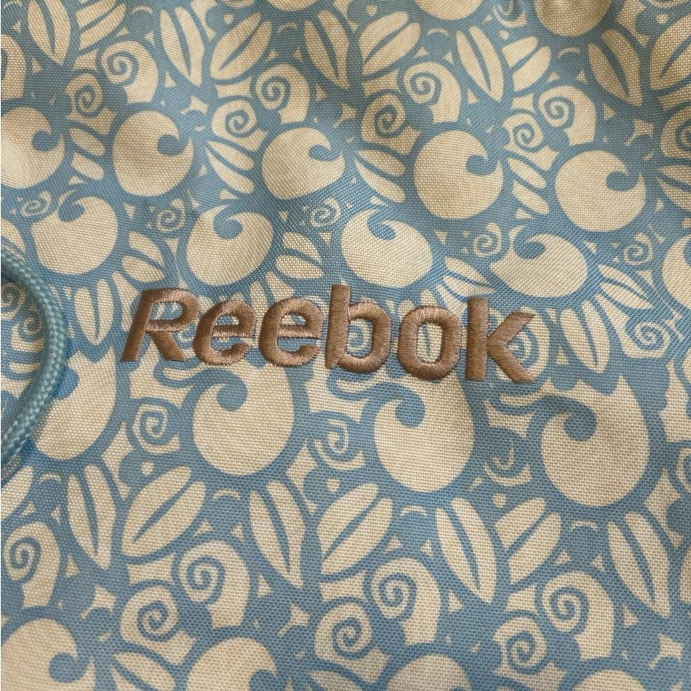 Reebok Reebok Drawstring Bag - Blue Floral Pattern Size ONE SIZE - 2 Thumbnail