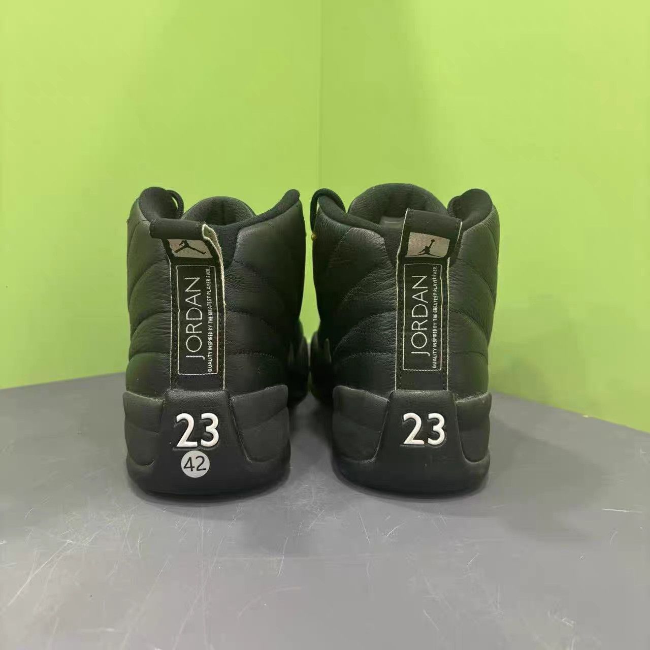 Jordan Brand Air Jordan 12 Black Gold K15 Size US 9 / EU 42 - 5 Thumbnail