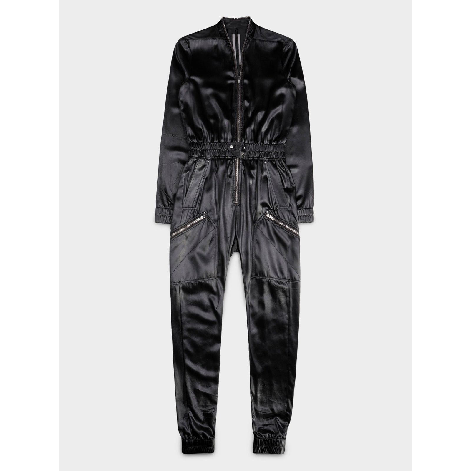 Rick Owens Rick Owens Phlegethon Gary Short Flightsuit In Oyster