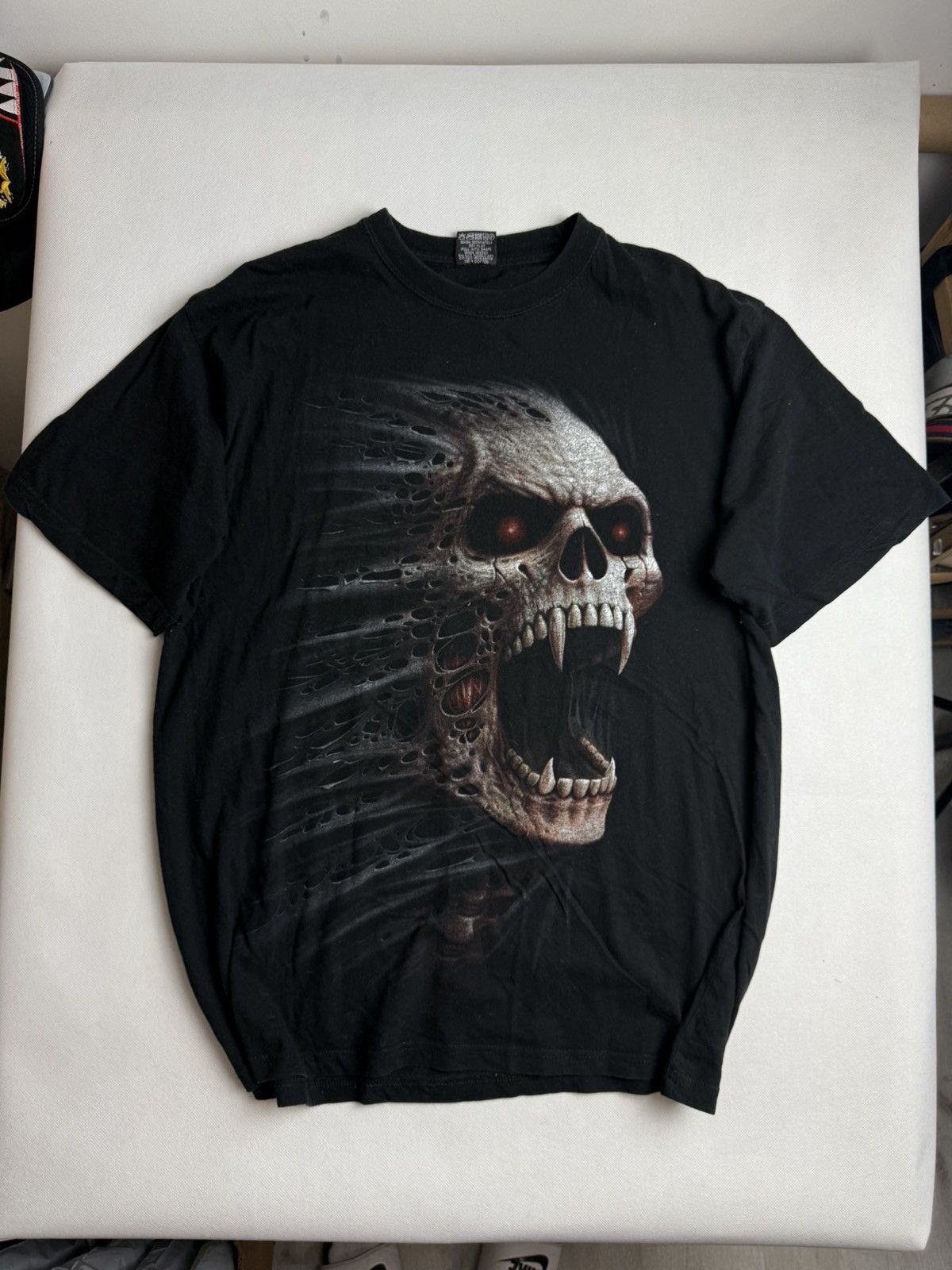 Band Tees × Vintage Vintage Dead Skull Rock T Shirt tee Size US XXL / EU 58 / 5 - 1 Thumbnail