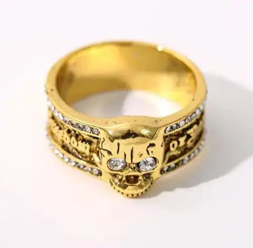 Japanese Brand Skull Punk men's ring new style Size ONE SIZE - 1 Thumbnail