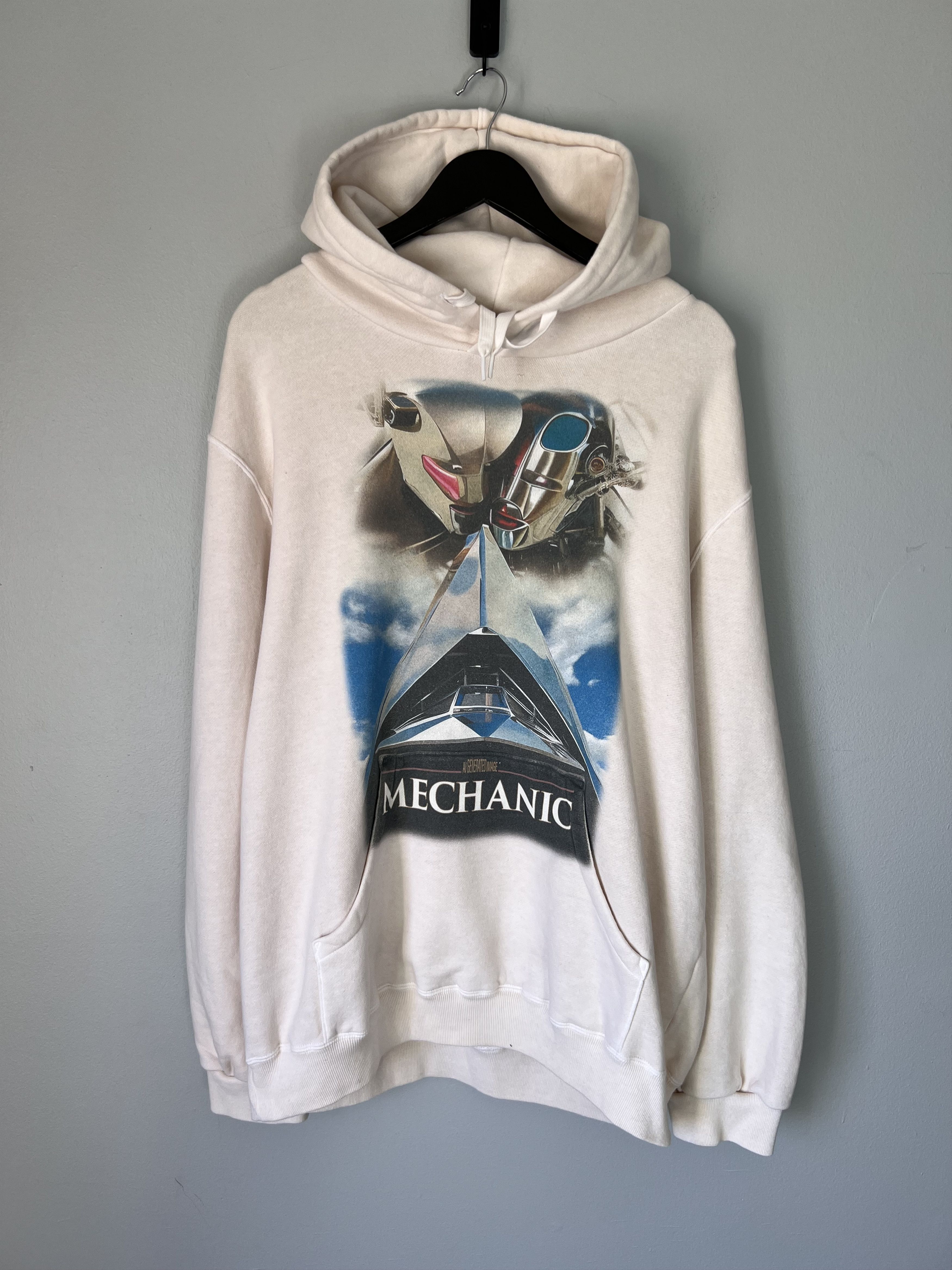Doublet Doublet Hidden Chaos Embroidery Hoodie White | Grailed