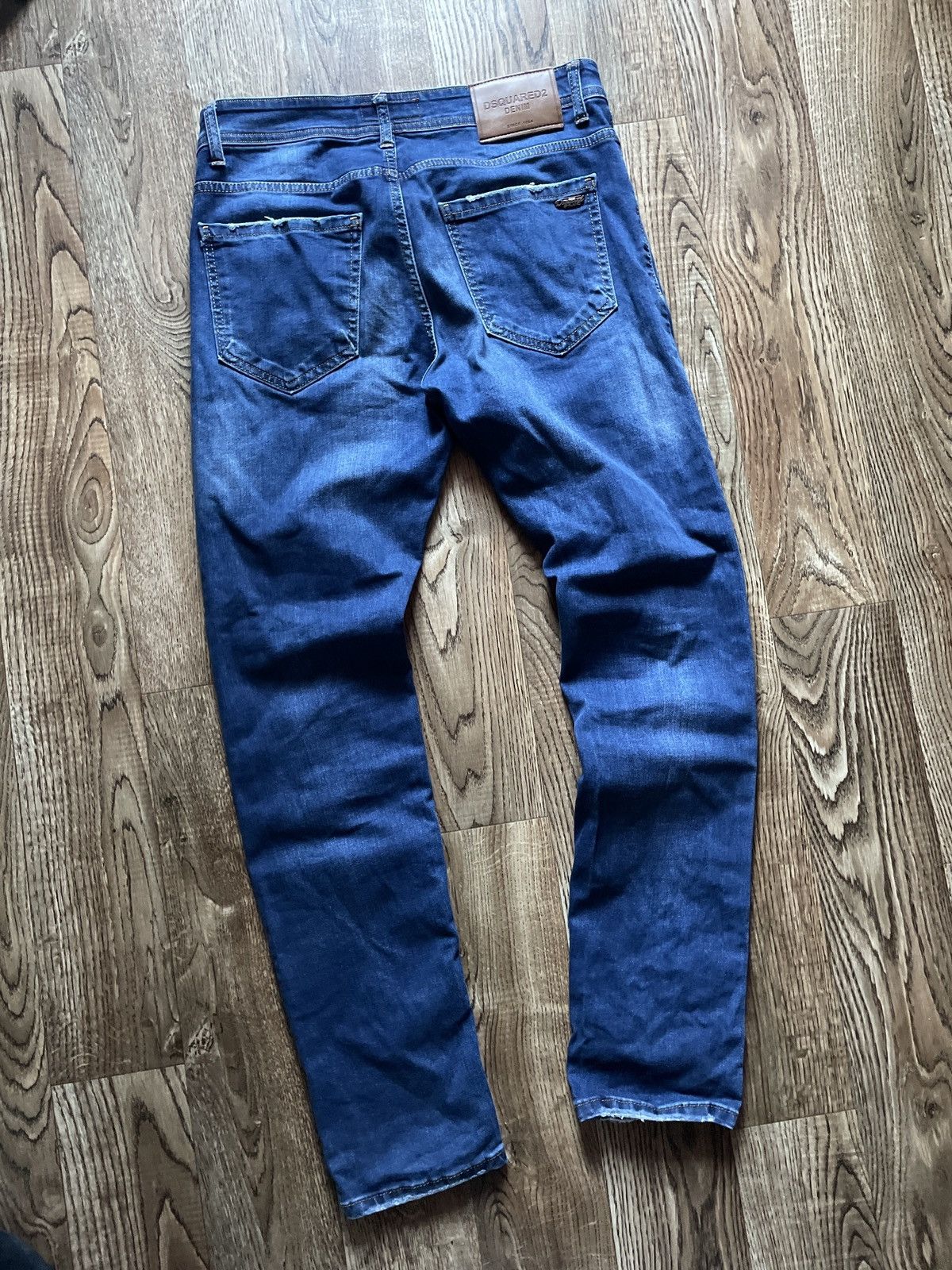 Dsquared2 Dsquared Jeans Italian Designer Navy Denim Rare Vintage Y2K Size US 32 / EU 48 - 8 Thumbnail