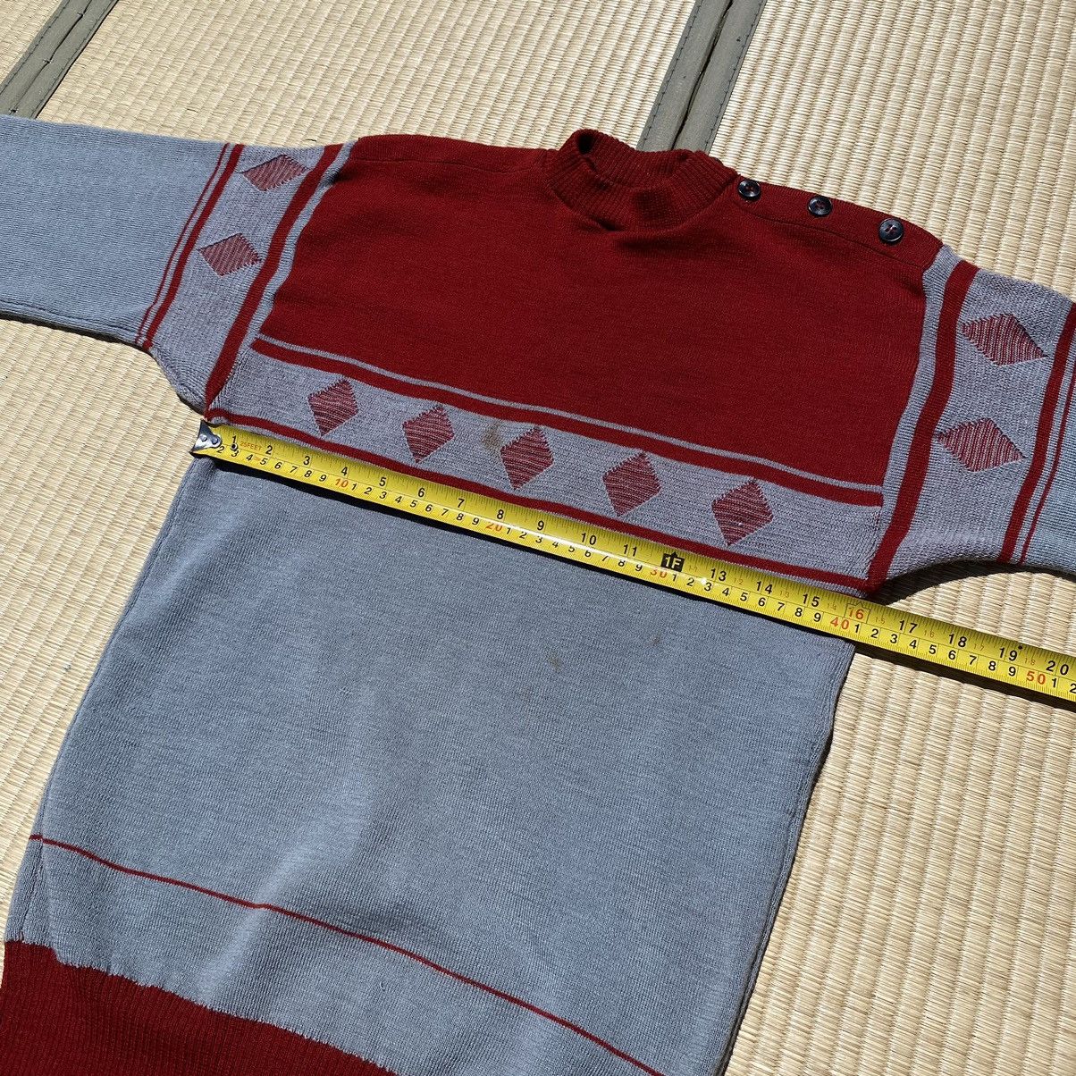 Japanese Brand × Kapital × Vintage Vtg 50s 60s Finnish Wool Jussipaita Sweater Mcm Geometric Size US XS / EU 42 / 0 - 2 Thumbnail