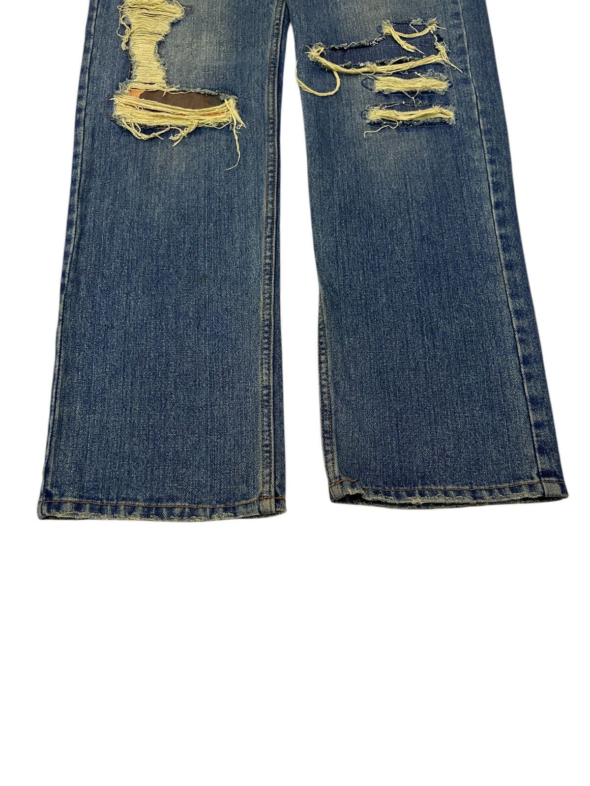 Japanese Brand × Vintage Vintage Japanese Denim Nylaus Jeans Distressed Jeans Size US 34 / EU 50 - 6 Thumbnail