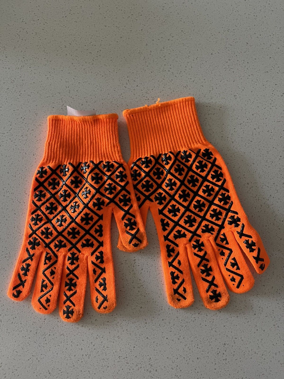 Chrome Hearts Chrome Hearts Orange Gloves Size ONE SIZE - 2 Thumbnail
