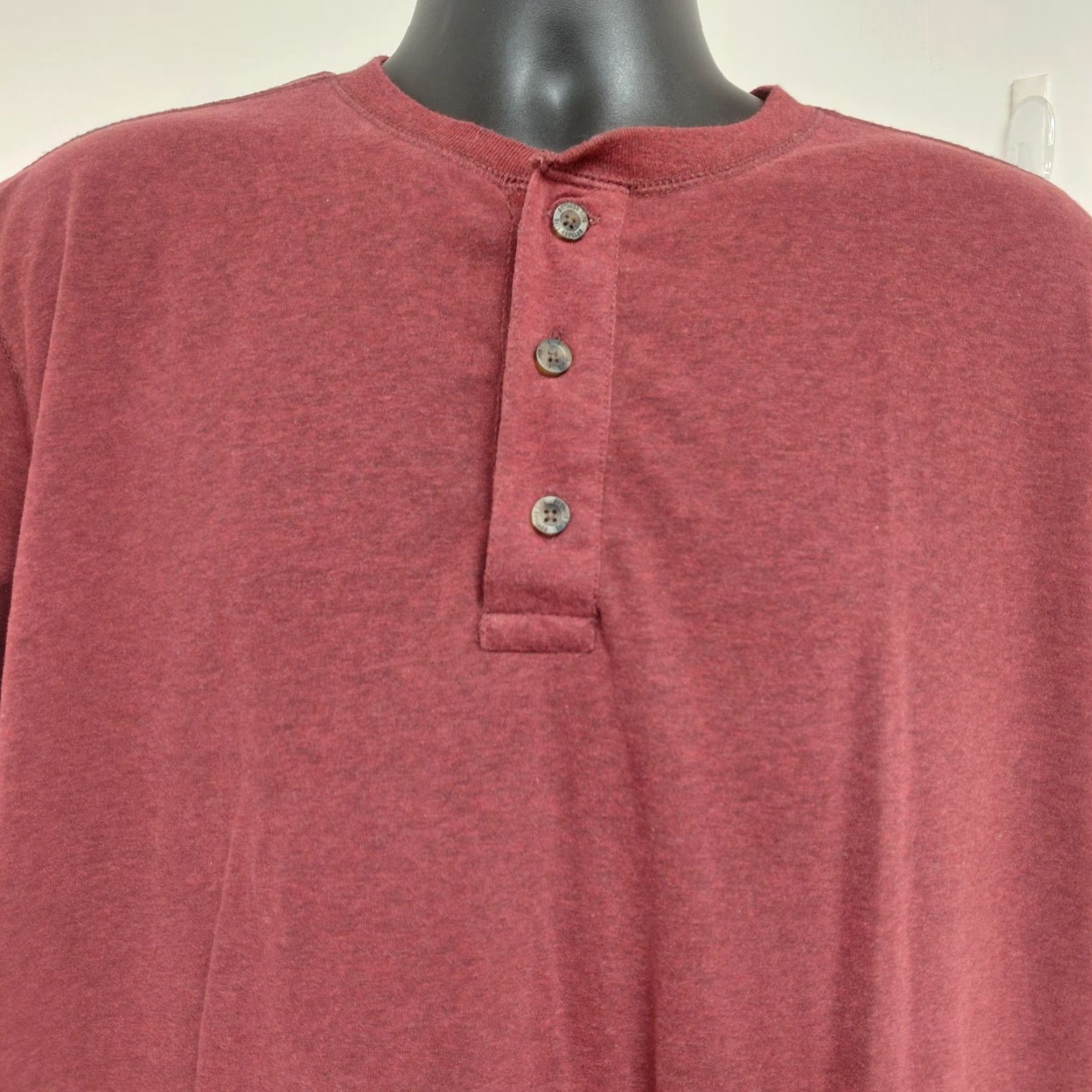 Vintage Outdoor Life Sueded Henley Shirt Men L Burnt Red Long Sleeve Button Shirt HENLEY Outdoor Life Size US L / EU 52-54 / 3 - 5 Thumbnail