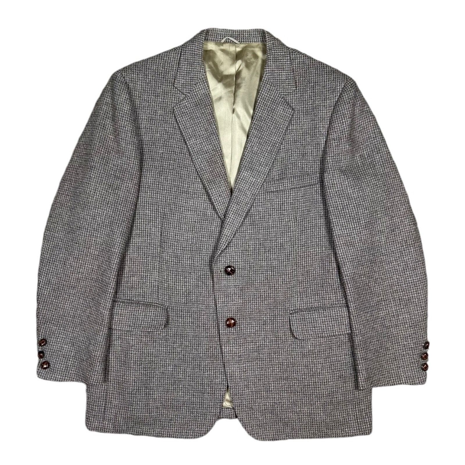 Other Rothschilds Men's 44R Houndstooth Sport Coat Blazer Size 44R - 1 Thumbnail