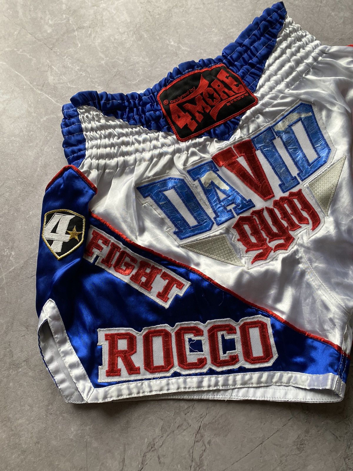 Vintage Vintage THAI4MORE Muay Thai Boxing Training David Gym Shorts Size US 34 / EU 50 - 4 Thumbnail
