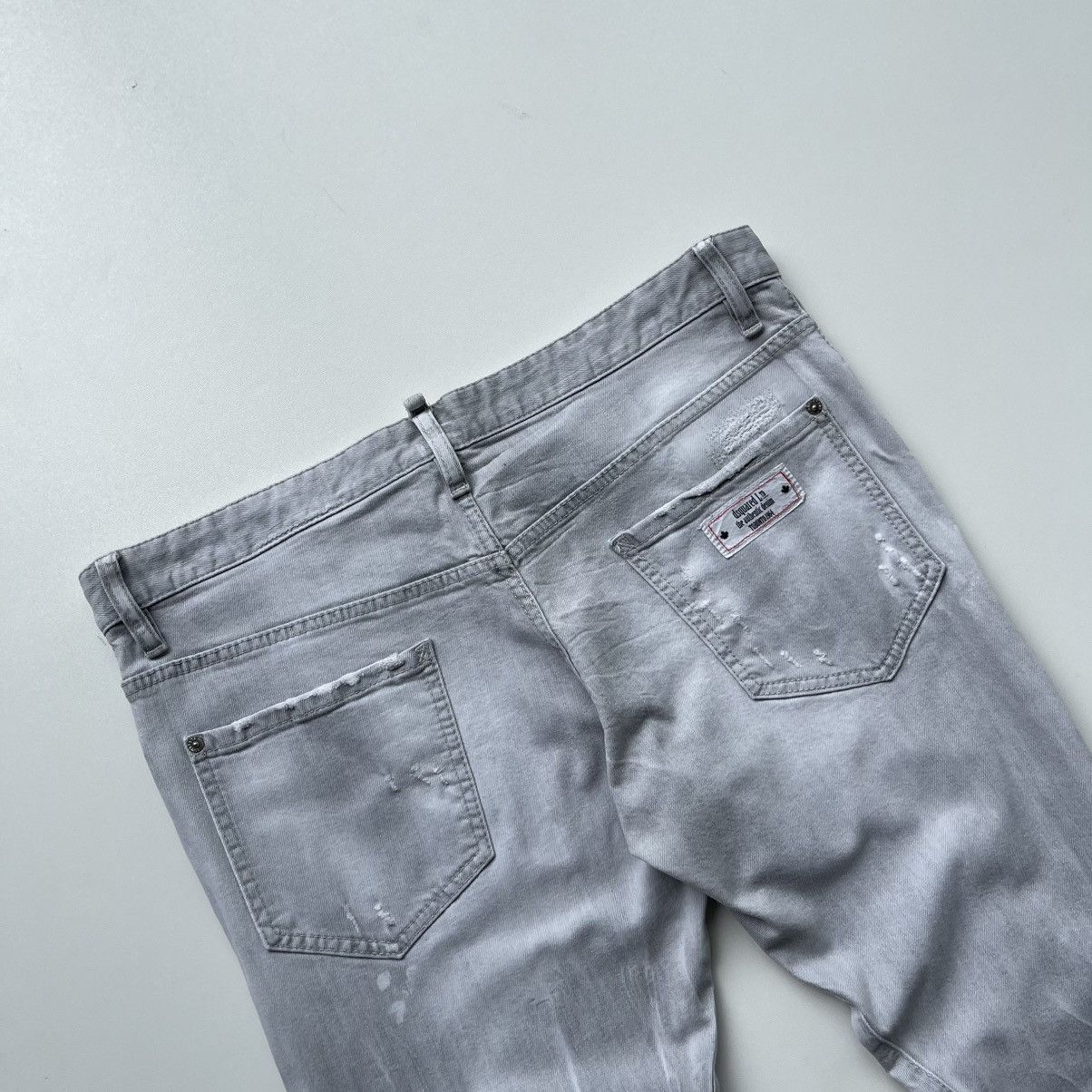 Dsquared2 Dsquared2 Distressed Sexy Twist Slim Fit Stretch Jeans Grey Size US 36 / EU 52 - 5 Thumbnail