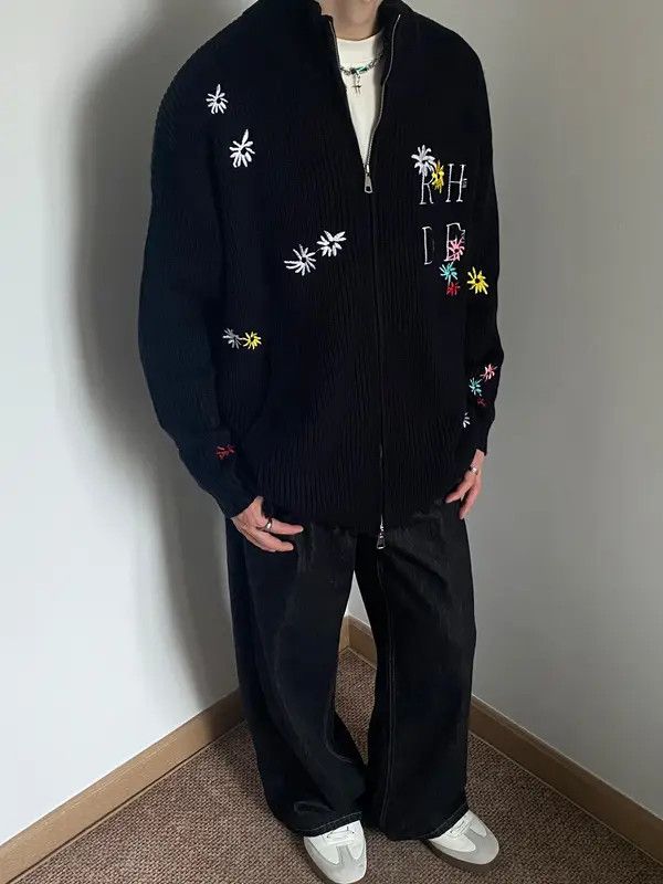 Vintage Matsumaru x Mii Patchwork Full Zip Sweater Size US M / EU 48-50 / 2 - 3 Thumbnail