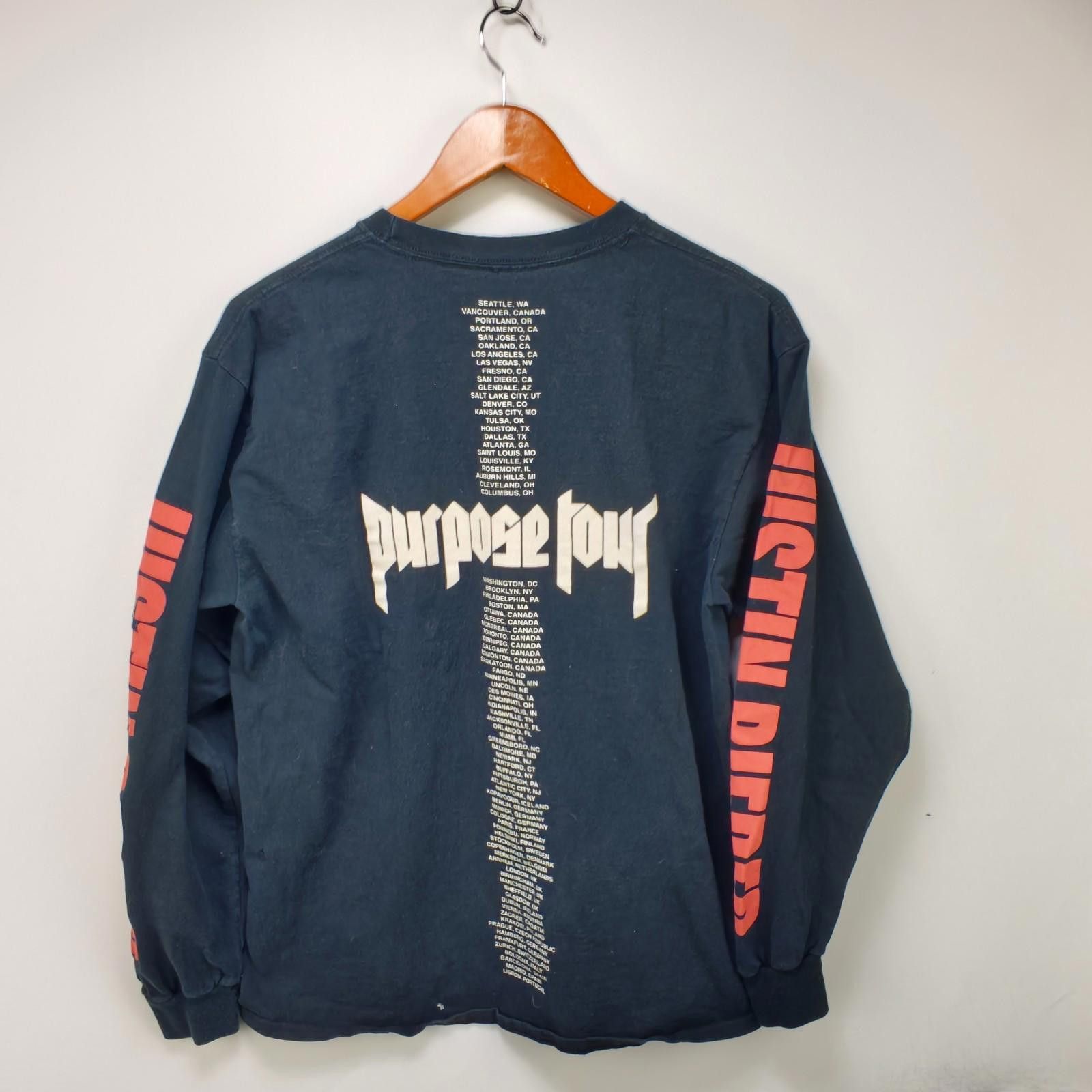 Justin Bieber Justin Bieber Purpose Tour Long Sleeve Shirt Large Size US L / EU 52-54 / 3 - 5 Thumbnail