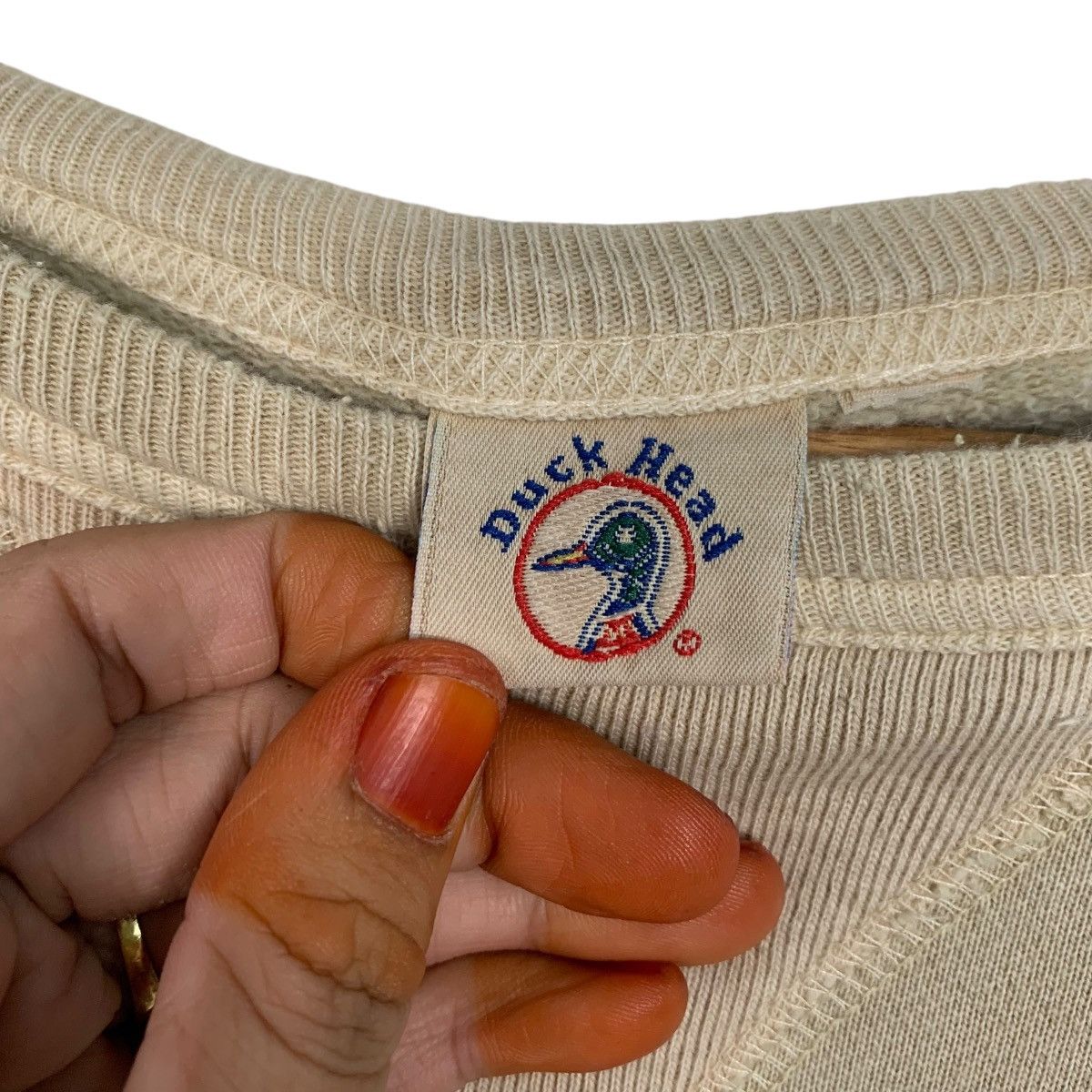 Duck Head Vintage 90’s DUCK HEAD Crewneck Sweatshirt #3572-C163 Size US M / EU 48-50 / 2 - 9 Thumbnail