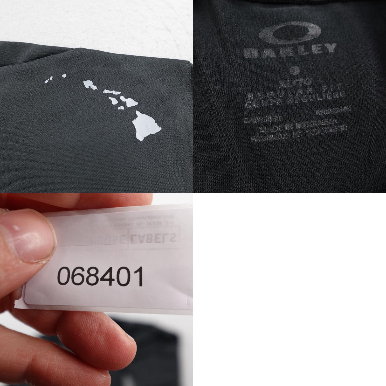 Oakley VINTAGE Oakley Voyage Pocket Hawaii Gray XL Shirt Men Performance Athletic Golf Hiking Size US XL / EU 56 / 4 - 8 Thumbnail