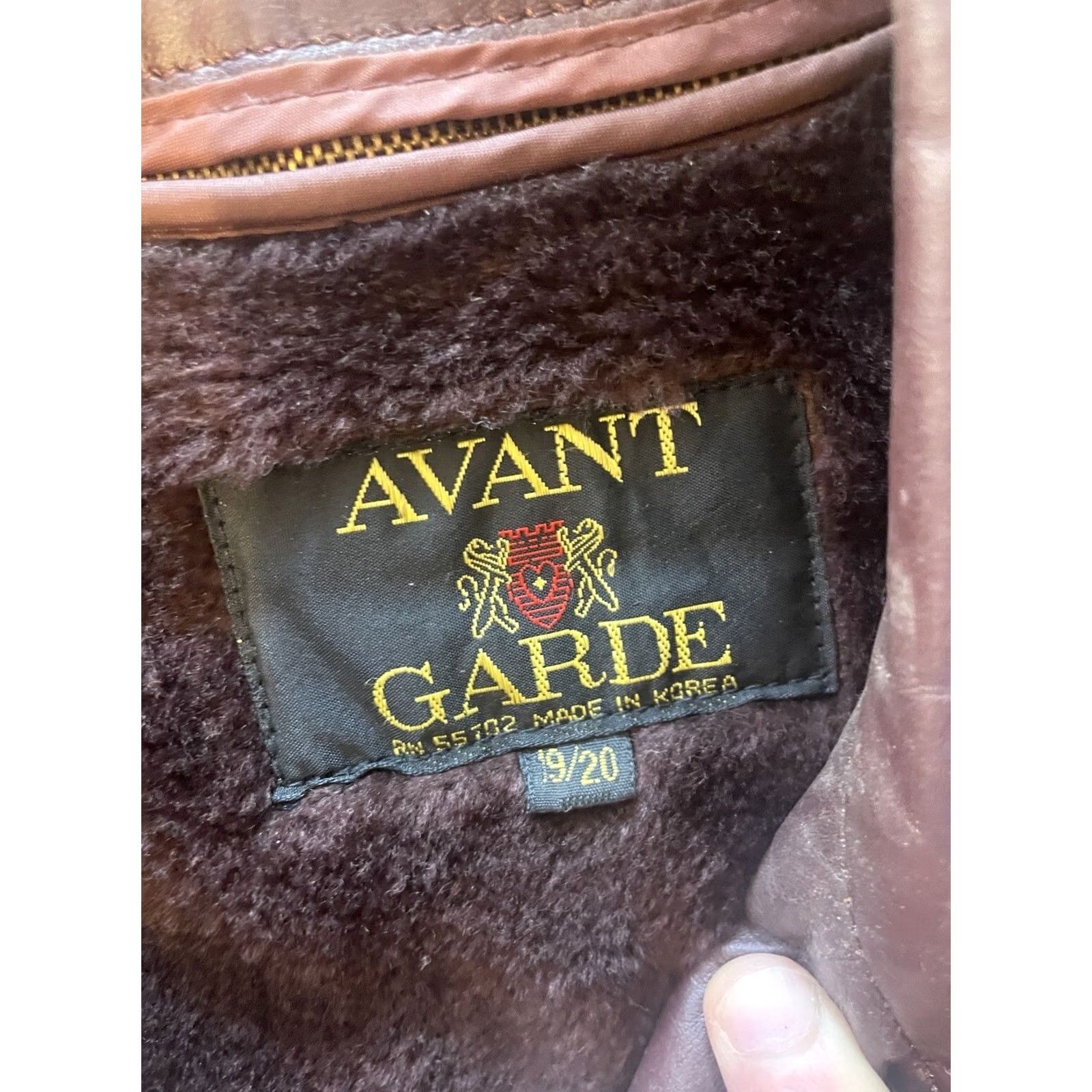 Vintage VINTAGE Avant Garde Jacket Women’s S/M Deep Brown/Maroon Faux Leather 90s Size S / US 4 / IT 40 - 3 Thumbnail