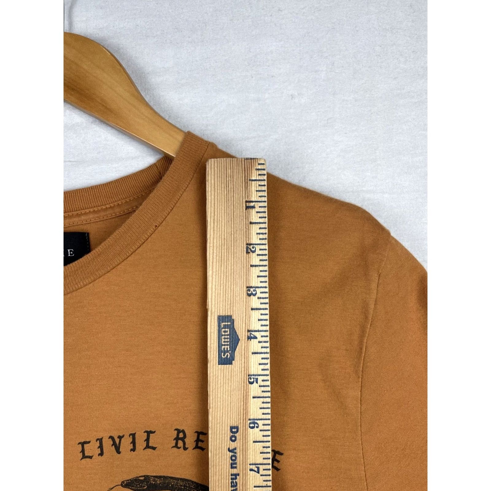 Vintage Civil Regime Shirt Mens XL Brown Snake Short Sleeve Tee Size US XL / EU 56 / 4 - 7 Thumbnail