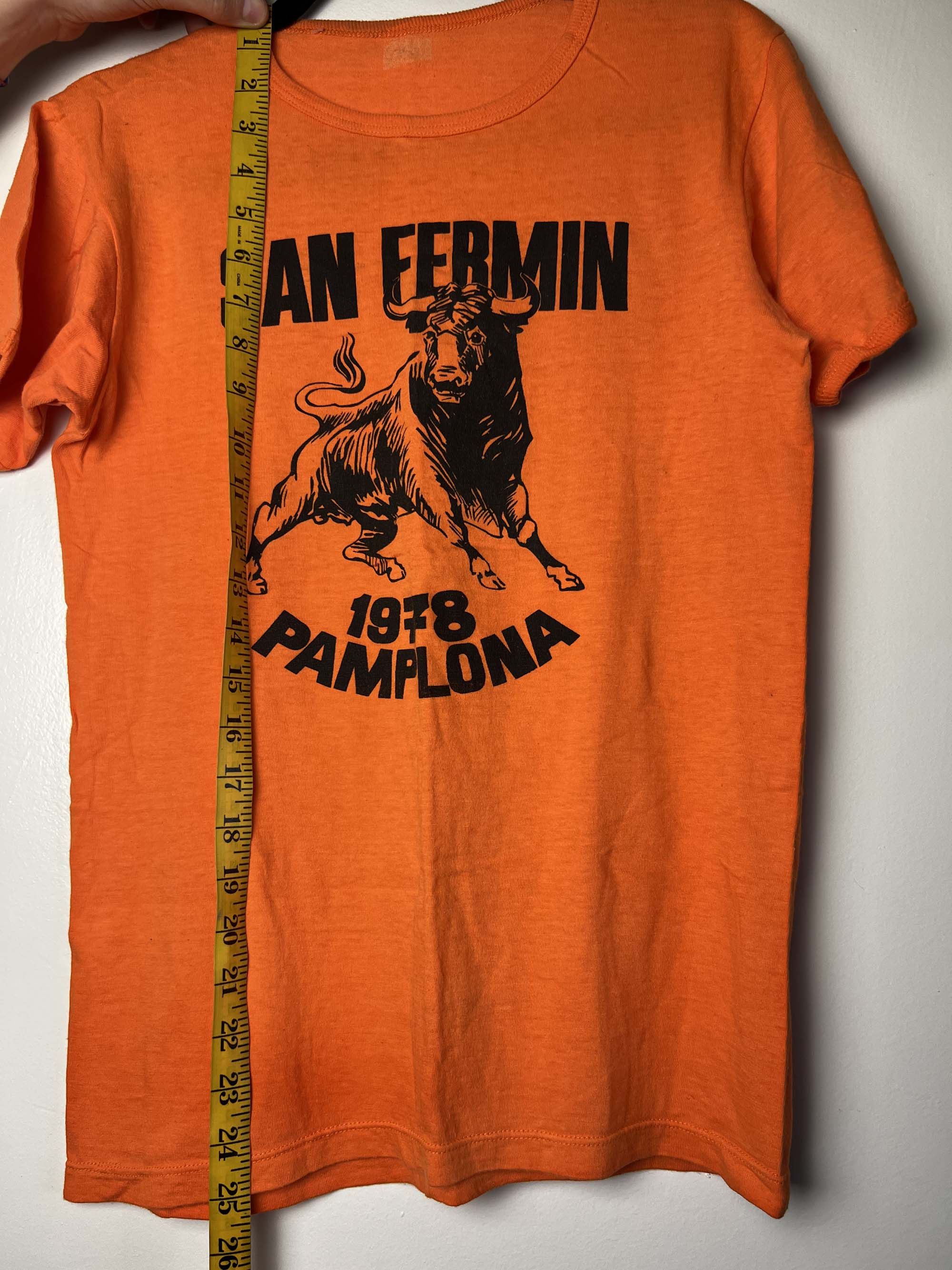 Vintage 1978 San Fermín Running of the Bulls Fest in Pamplona, Spain Size US S / EU 44-46 / 1 - 10 Thumbnail