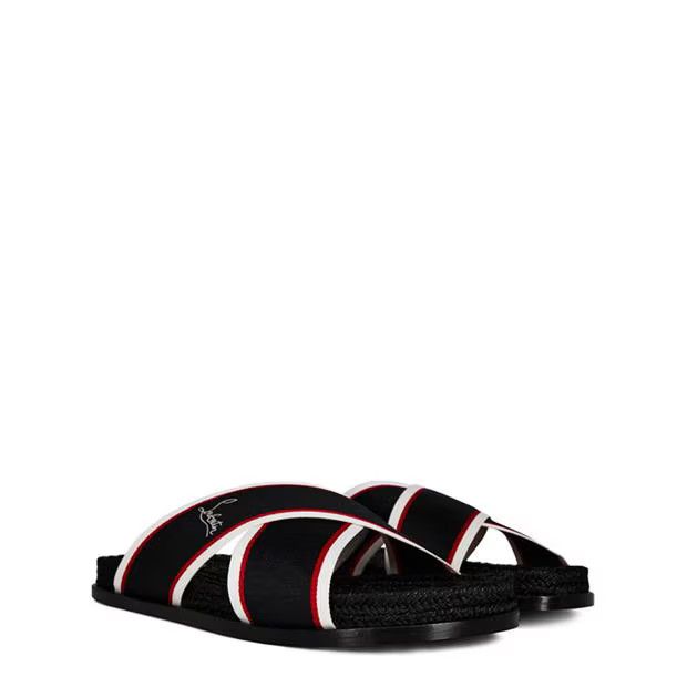 Christian Louboutin o1s1wg110924 Hot Cross Sandals in Multicolor Size US 12 / EU 45 - 1 Thumbnail