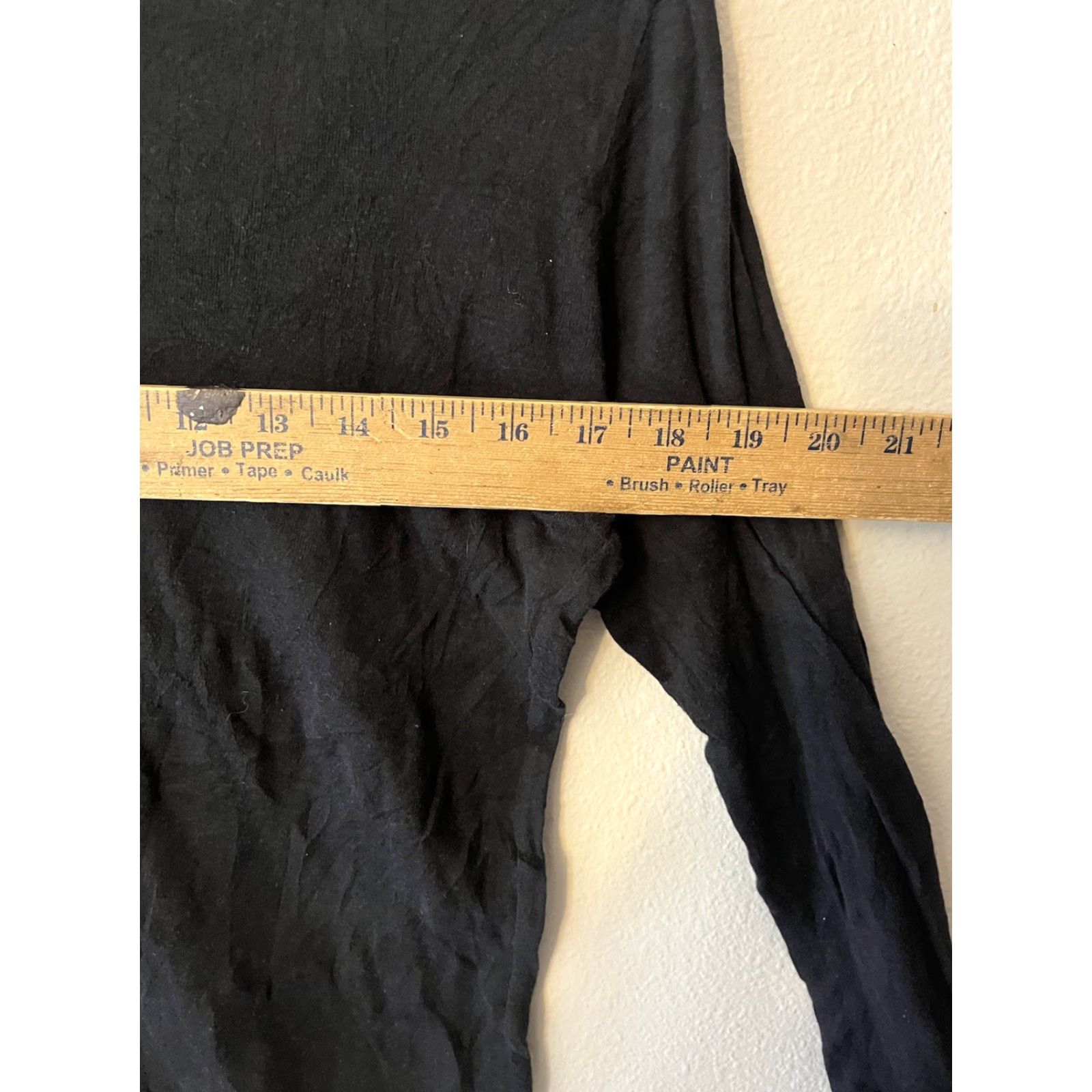H&M H&M Logg Shirt Women L Reg Fit Black Long Sleeve Round Neck Size L / US 10 / IT 46 - 5 Thumbnail