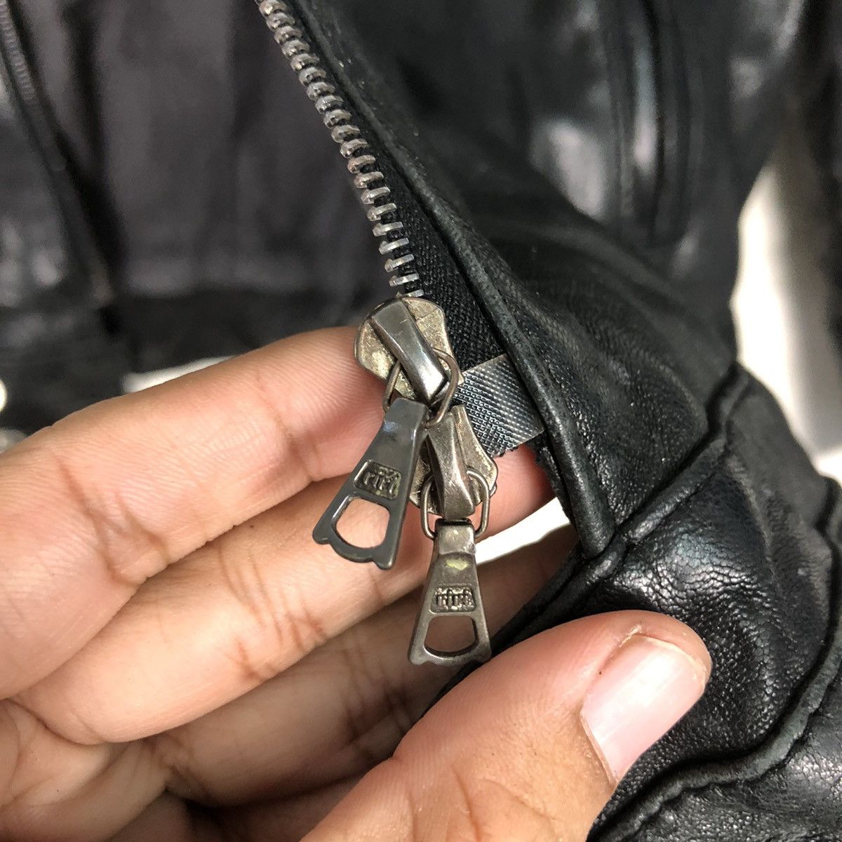 Japanese Brand 📌Rich Black Biker Leather Jacket Bondage Design Edition Size US M / EU 48-50 / 2 - 17 Thumbnail