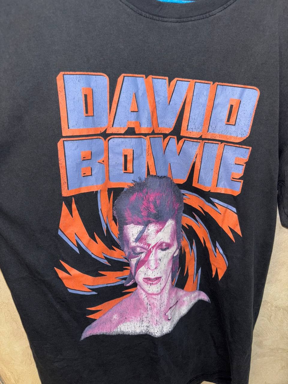 Band Tees Vintage Horror T-Shirt David Bowie Ziggy Stardust Black Size US M / EU 48-50 / 2 - 3 Thumbnail