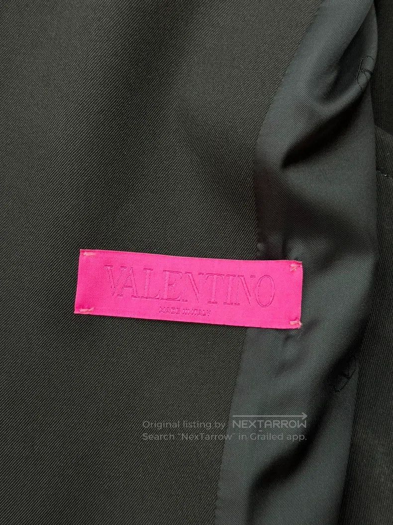 Valentino Valentino Black double-breasted trench coat Size S / US 4 / IT 40 - 3 Thumbnail