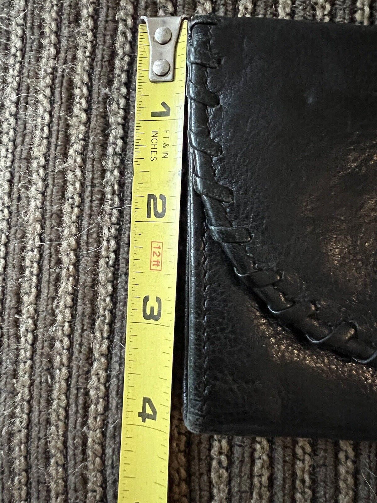 Designer black leather wallet womens Size ONE SIZE - 2 Thumbnail
