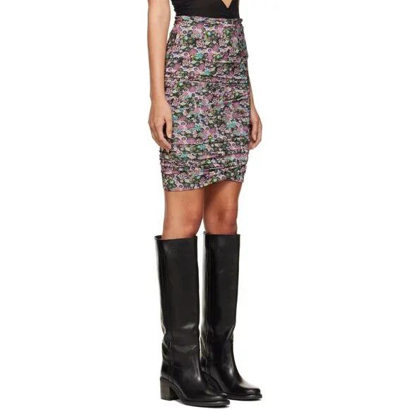Isabel Marant Isabel Marant Juno Fluid Mini Skirt Size 34 XS Multicolored Size 26" / US 2 / IT 38 - 13 Thumbnail