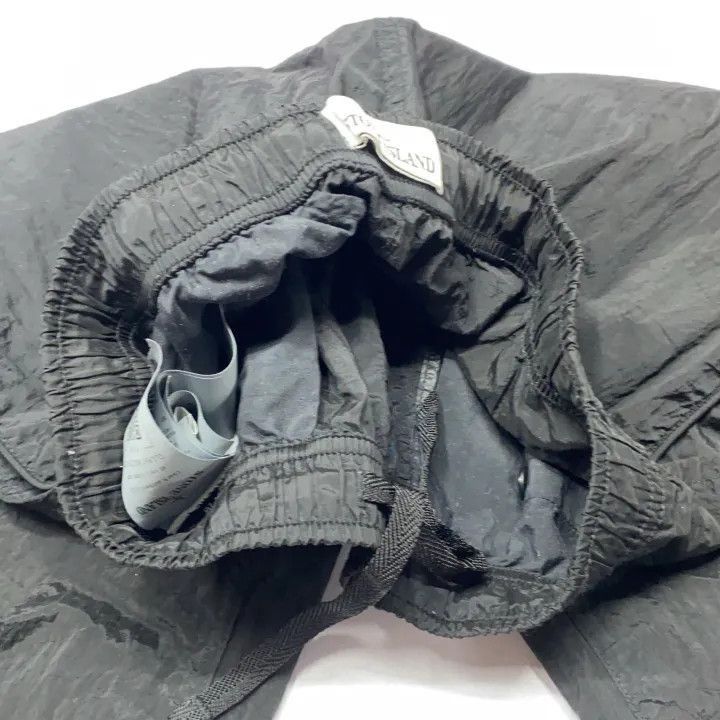 Stone Island Stone Island Black Nylon Meta Track Pants Size US 28 / EU 44 - 6 Thumbnail