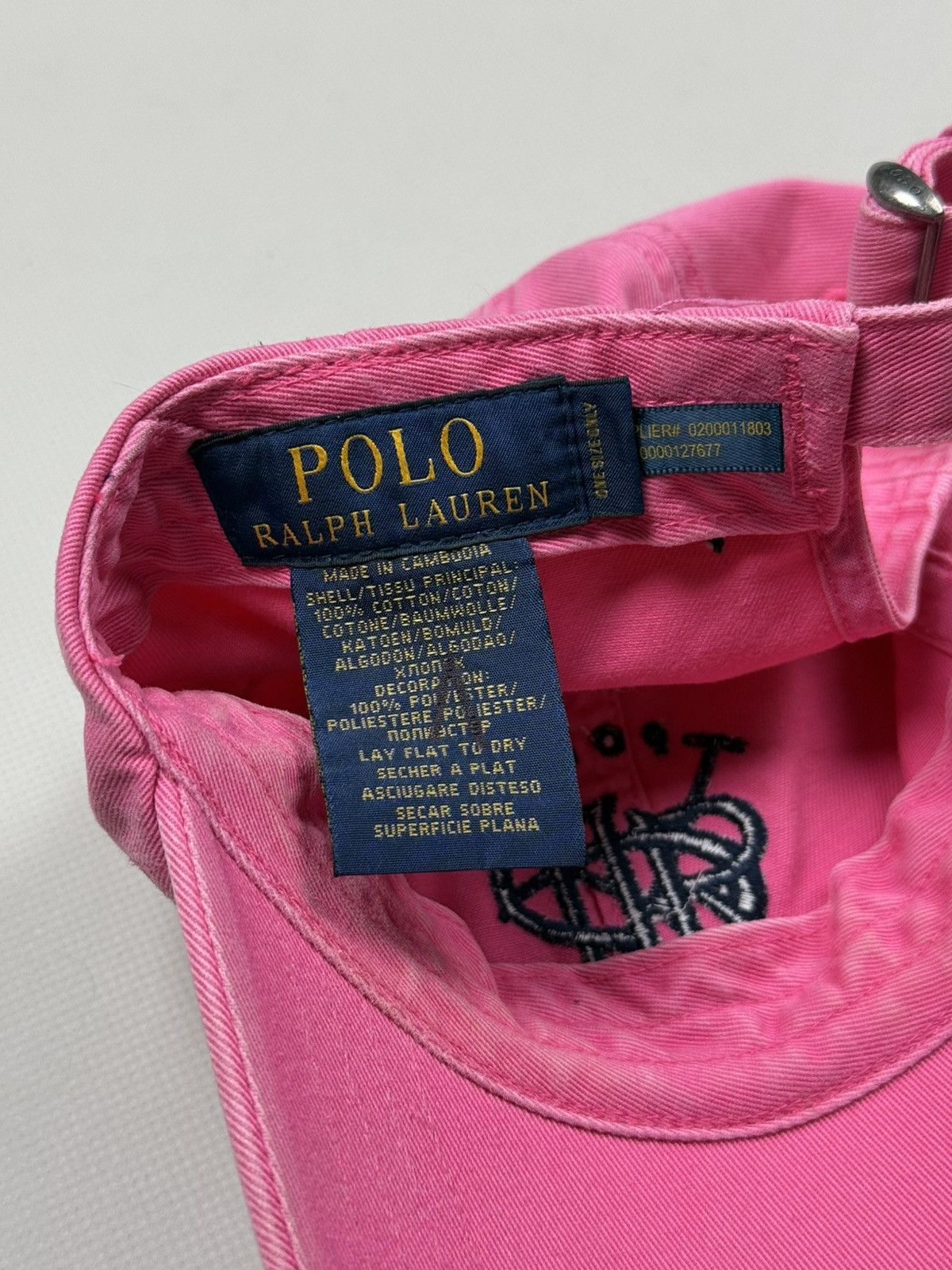 Polo Ralph Lauren Polo Ralph Lauren Unisex Big Logo Baseball Cap Hat One Size Size ONE SIZE - 16 Thumbnail