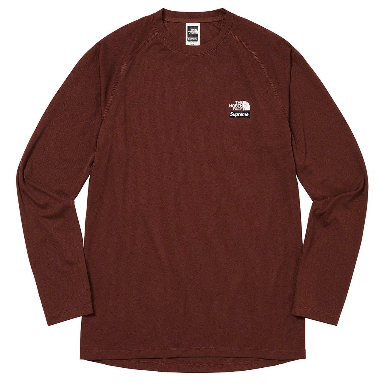 Supreme × The North Face Supreme TNF Baselayer Crewneck T-Shirt Dark Oak Brown DS Size US M / EU 48-50 / 2 - 1 Preview