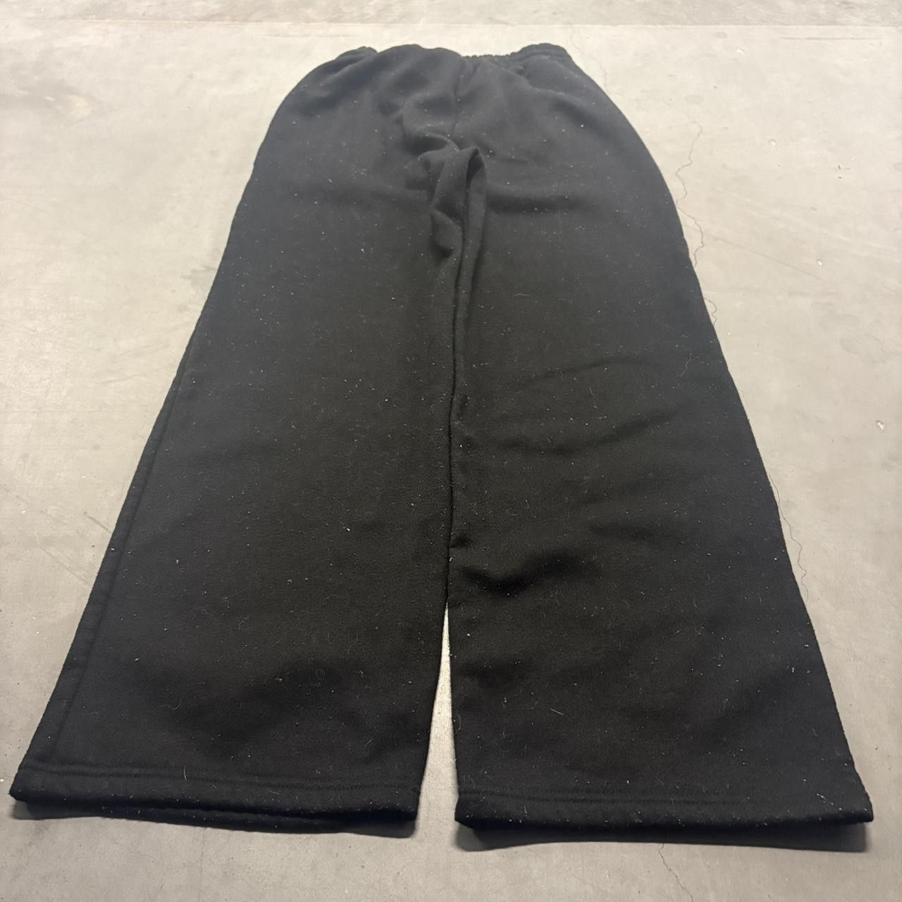 Vintage Crazy Vintage Y2K/2000s Super Baggy Wideleg Black Sweatpants! Size US 28 / EU 44 - 4 Thumbnail