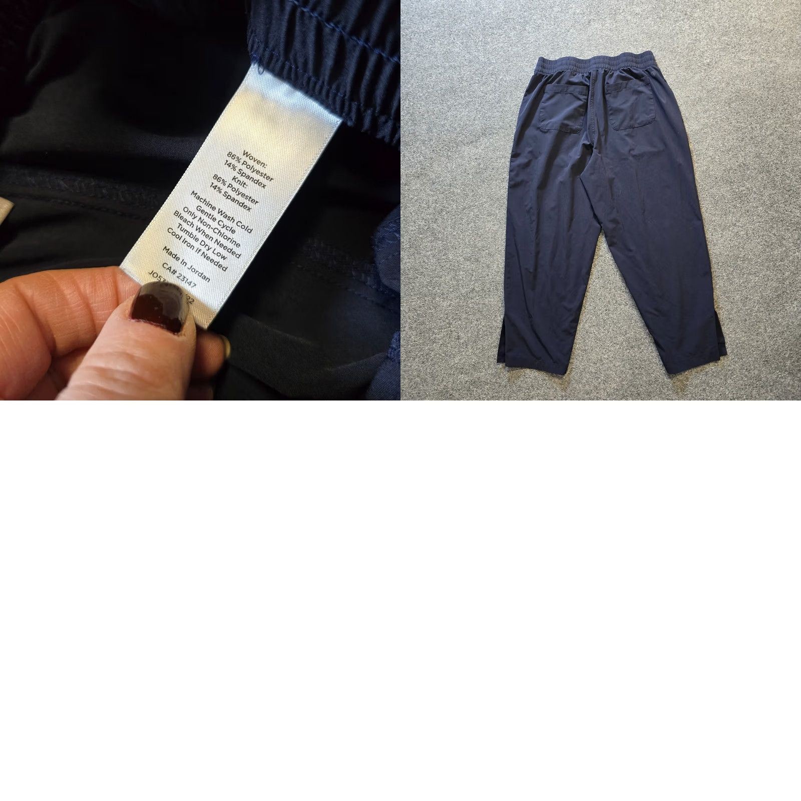 Talbots Talbots Pants Womens Medium Blue Tapered Pull On Stretch Casual City Preppy Size 32" / US 10 / IT 46 - 8 Thumbnail