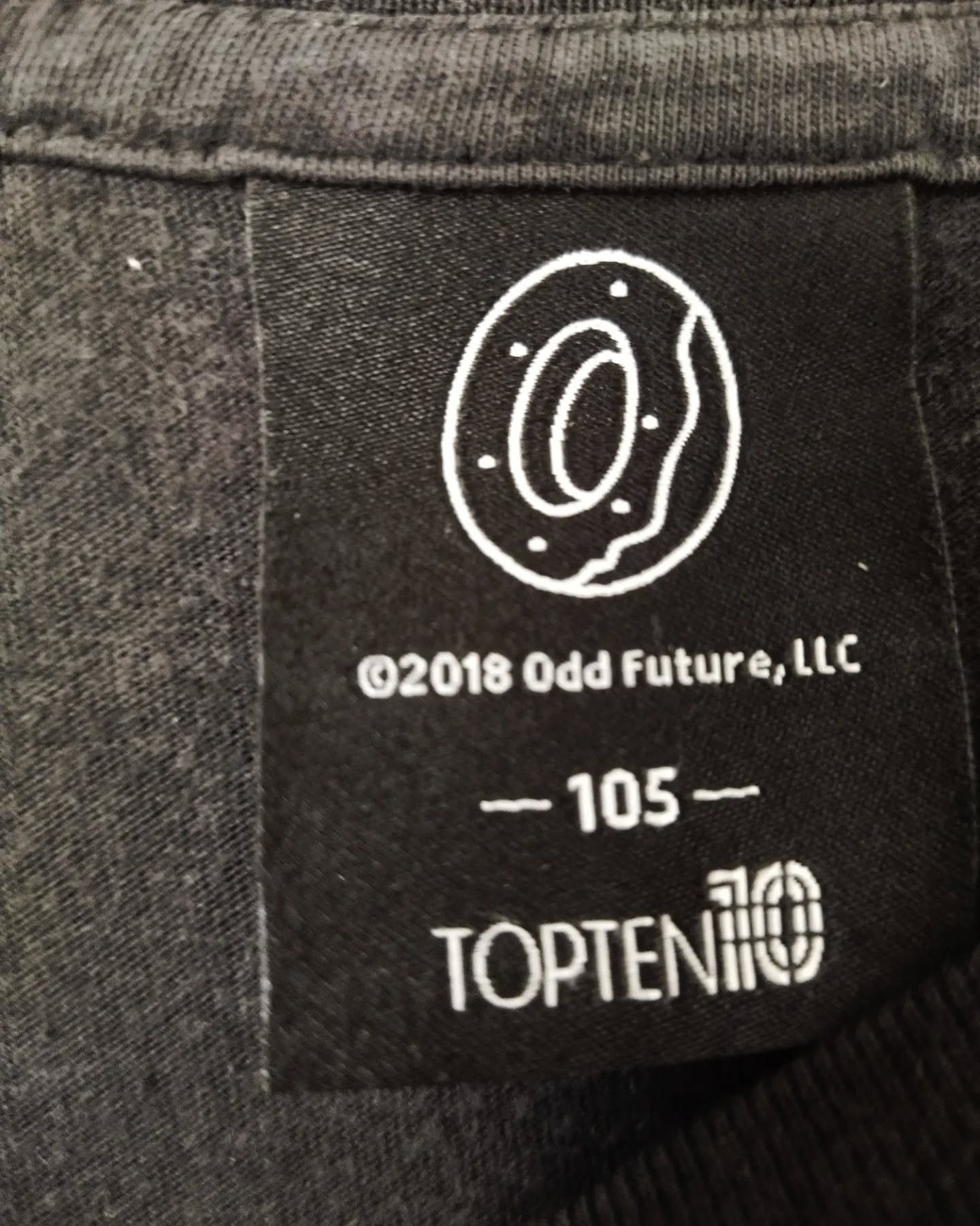 Odd Future Odd Future OF Donut Logo Tee Black 2018 Licensed Retail Size US L / EU 52-54 / 3 - 5 Thumbnail