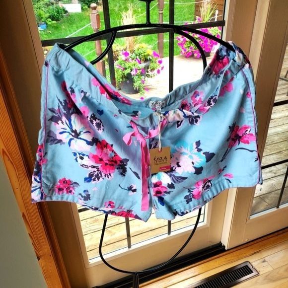 Vintage Joules Tea & Crumpets Soft Flannel Floral Cinched Sz. 14 Sho Size 36" / US 14 / IT 50 - 1 Thumbnail