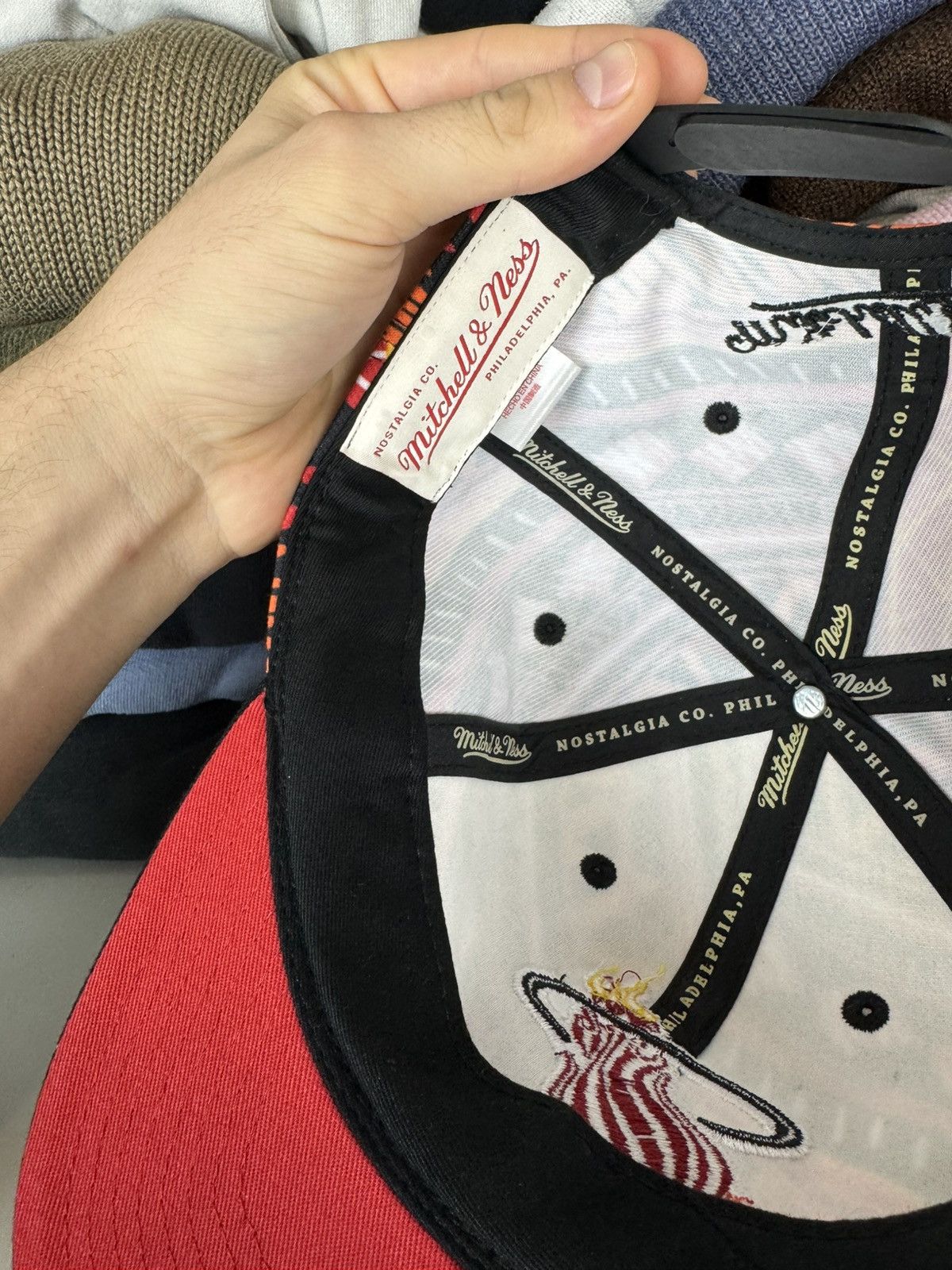 Mitchell & Ness Mitchell & Ness Miami Heat Conference Patch Snapback Hat Size ONE SIZE - 14 Thumbnail