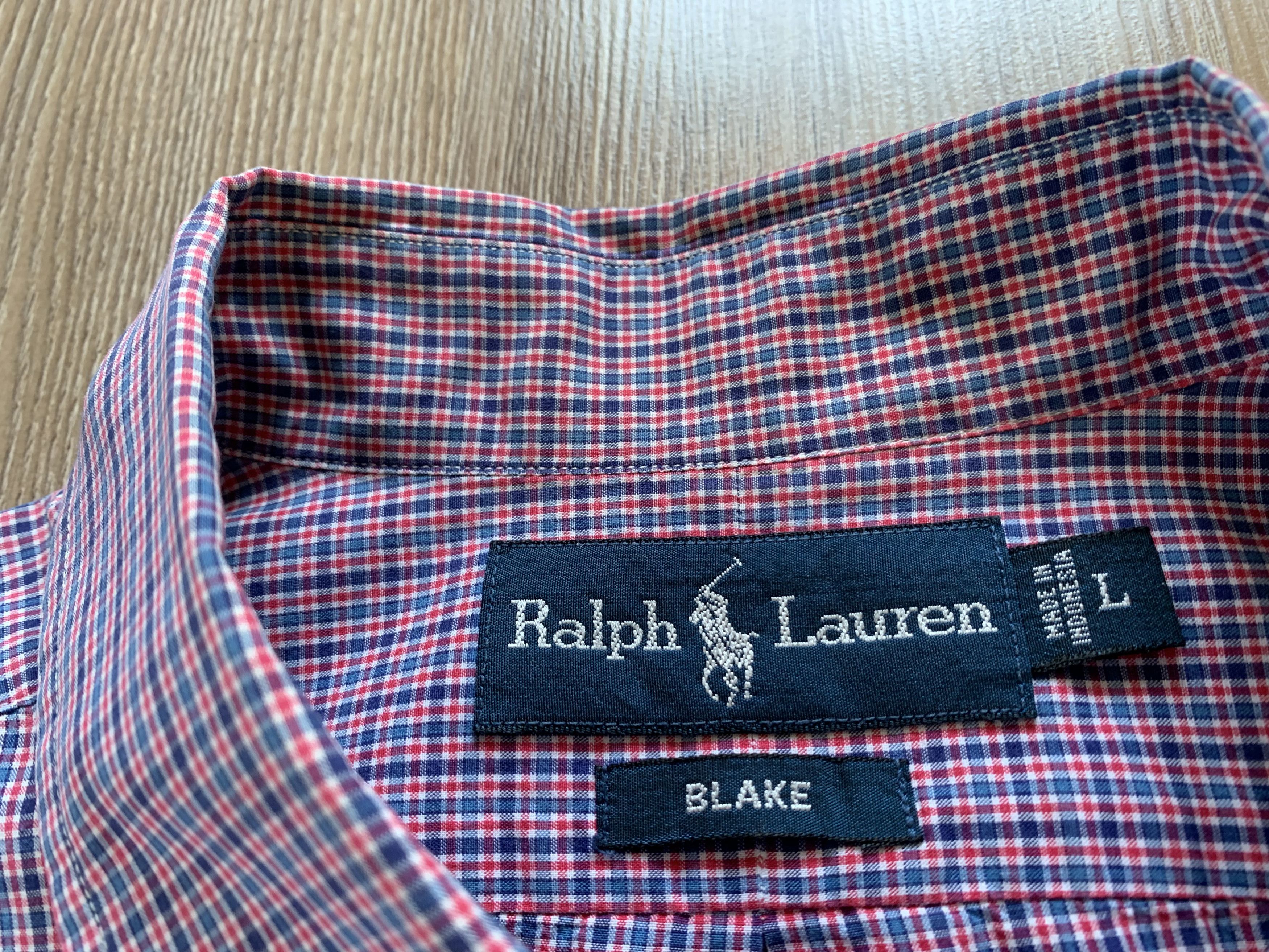 Polo Ralph Lauren × Ralph Lauren × Vintage Polo Ralph Lauren Blake Vintage Short Sleeve Shirt Size US L / EU 52-54 / 3 - 6 Thumbnail