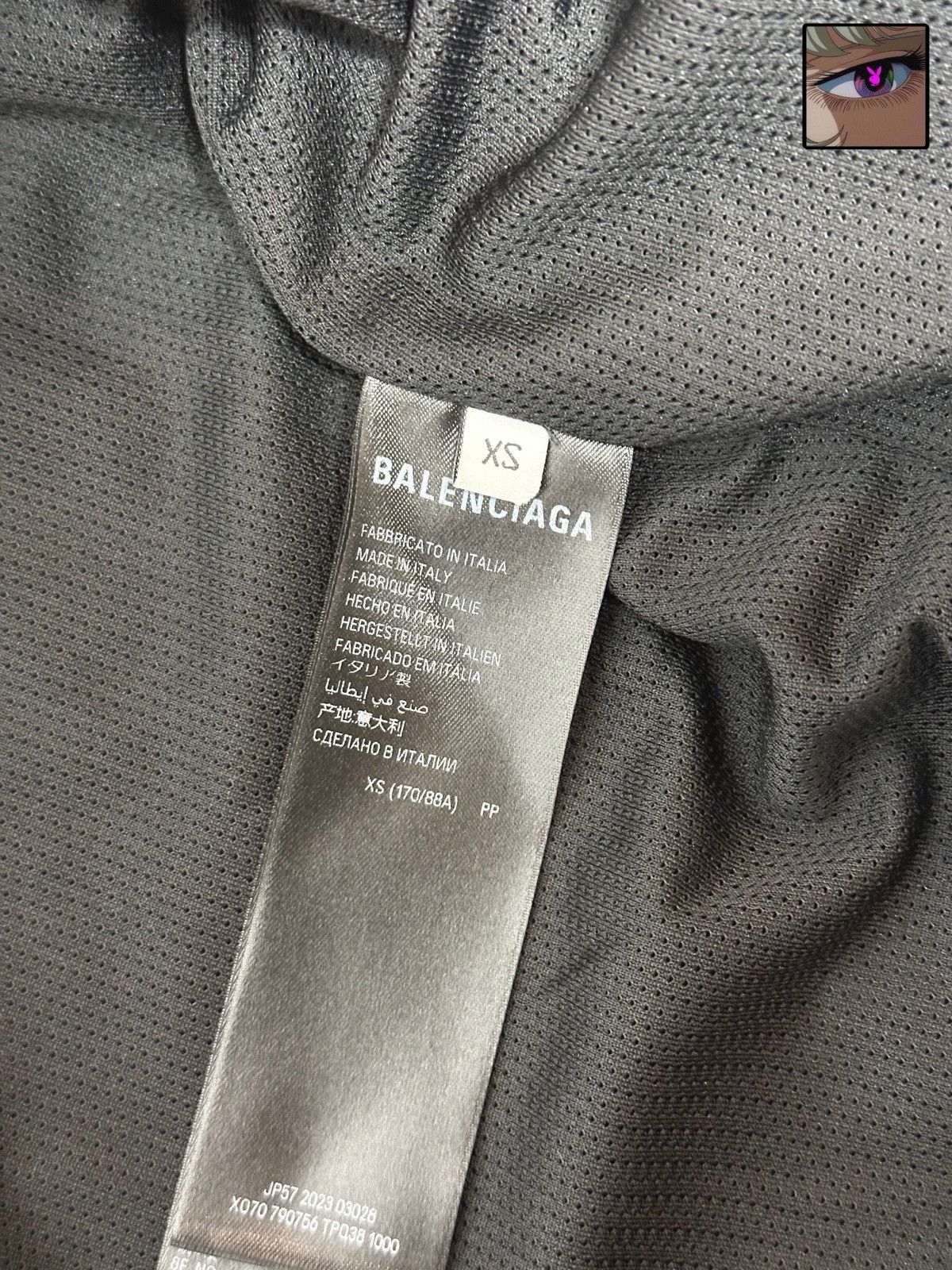 Balenciaga Balenciaga Summer24 Off-shoulder Tracksuit Jacket Size US XS / EU 42 / 0 - 6 Thumbnail