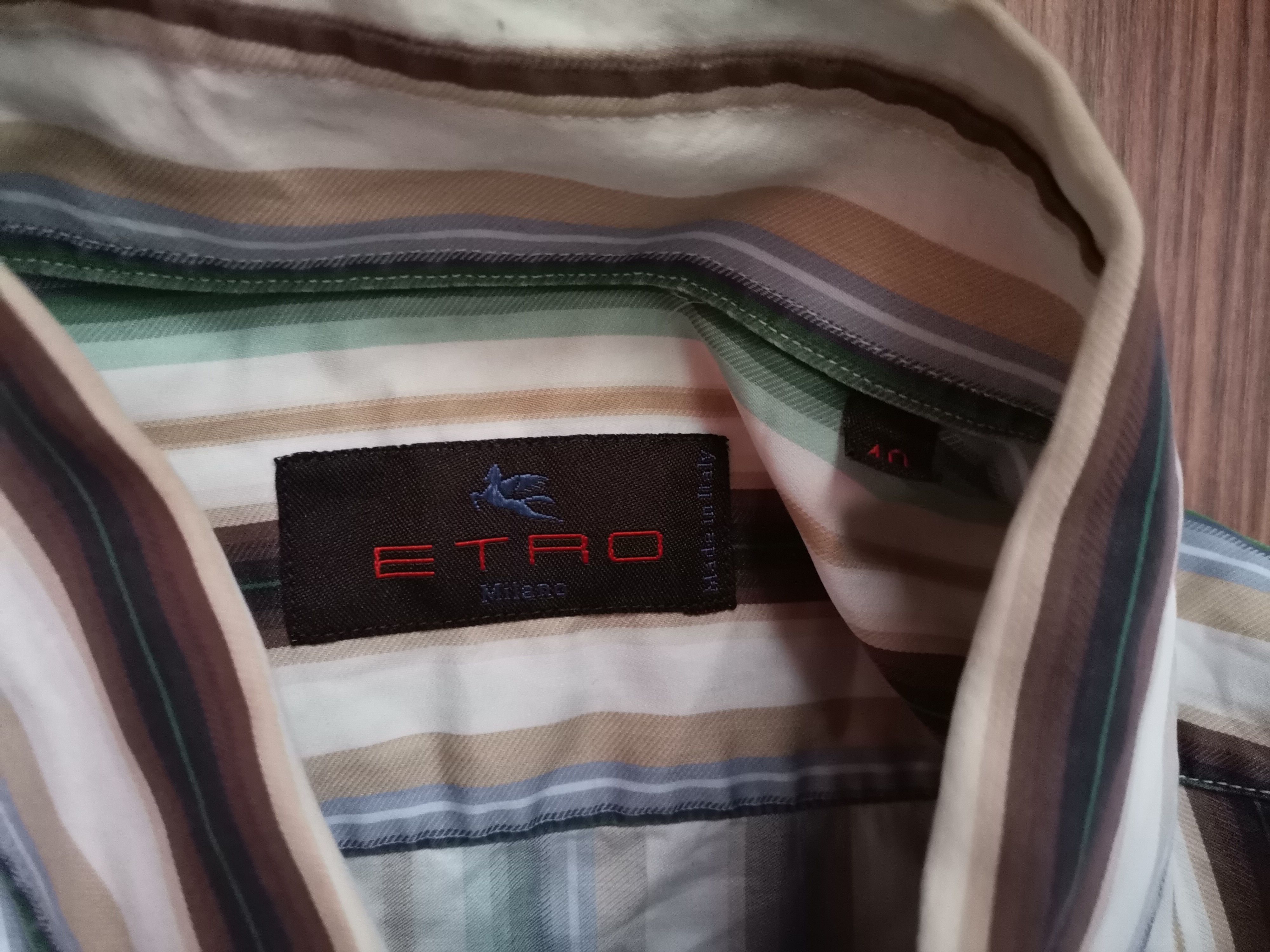 Etro Vintage Etro Striped Shirt Size US M / EU 48-50 / 2 - 3 Thumbnail